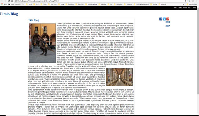 esempio singola pagina singola pagina