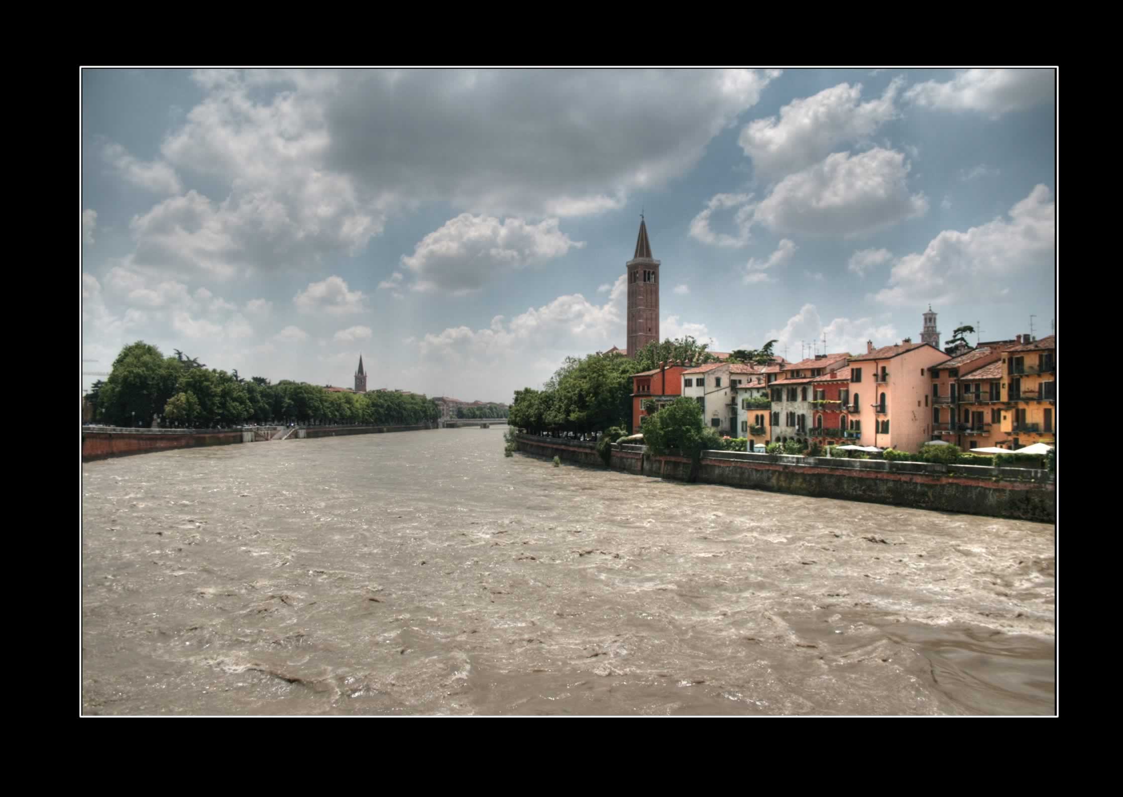 Verona Adige Verona HDR Ansa dell'Adige a Verona