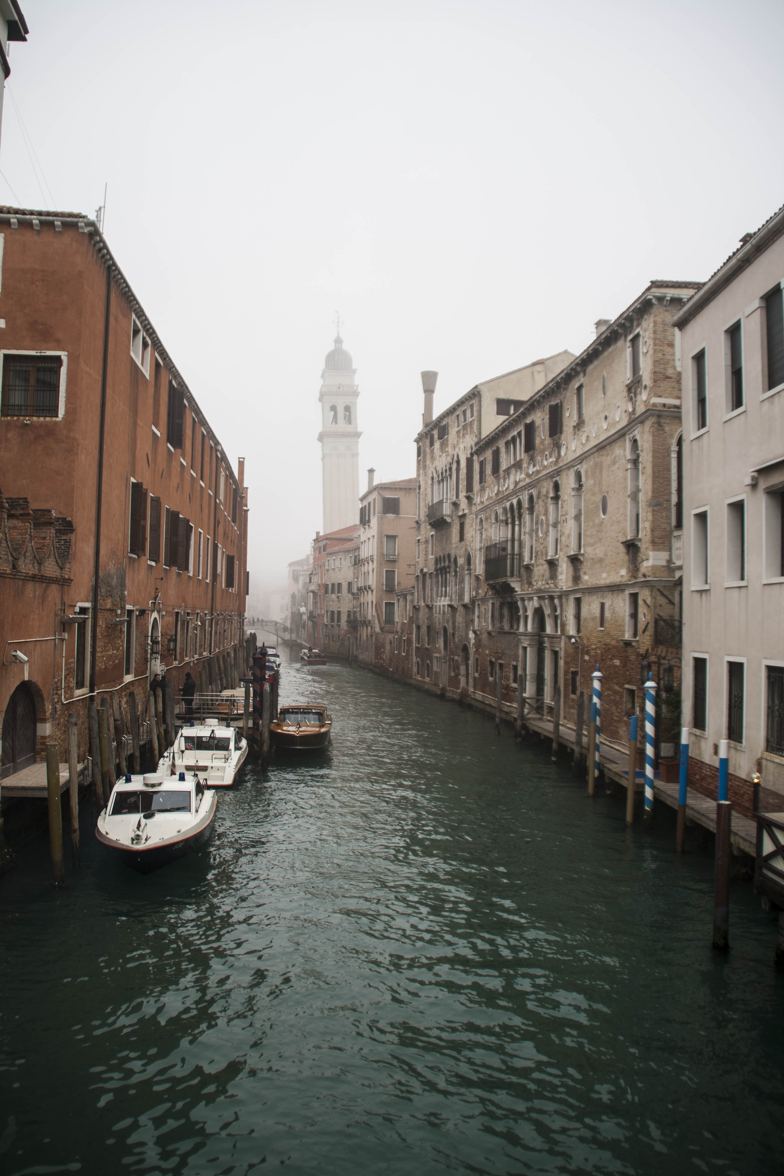 Venezia Canale Venezia Nebbia 