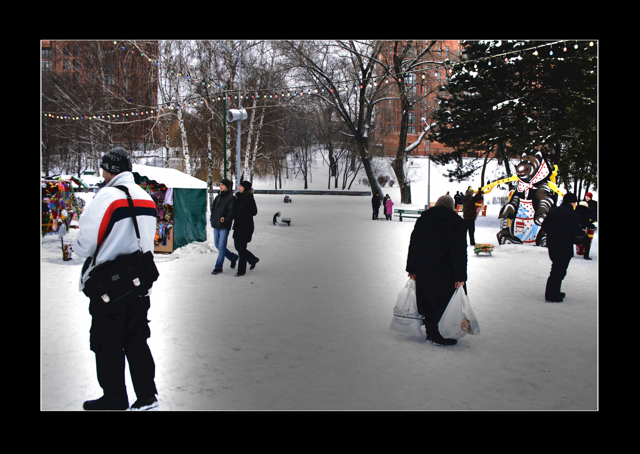 Dnipropetrovsk Ucraina Anziana Neve 