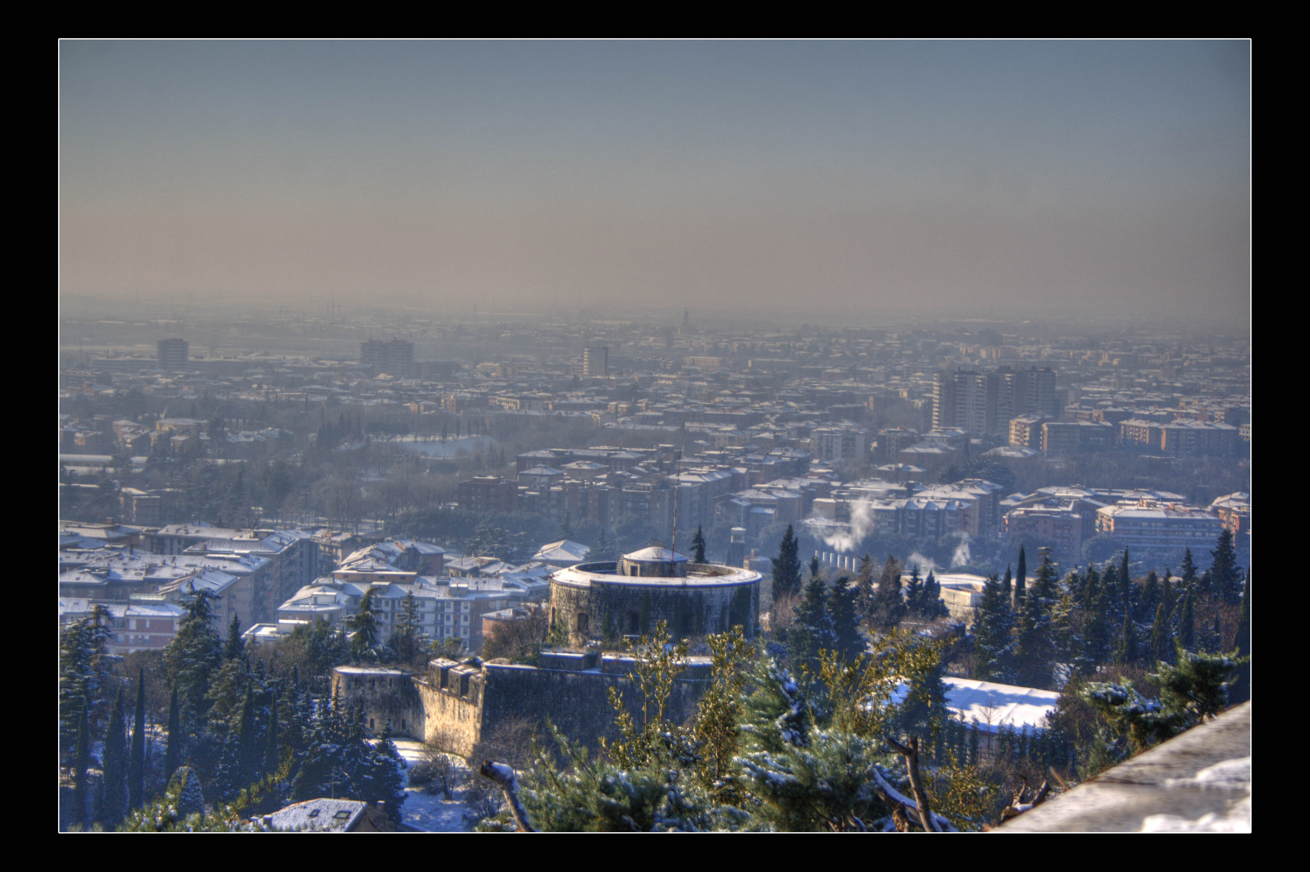 Verona Neve Panorama Panorama con la neve di Verona