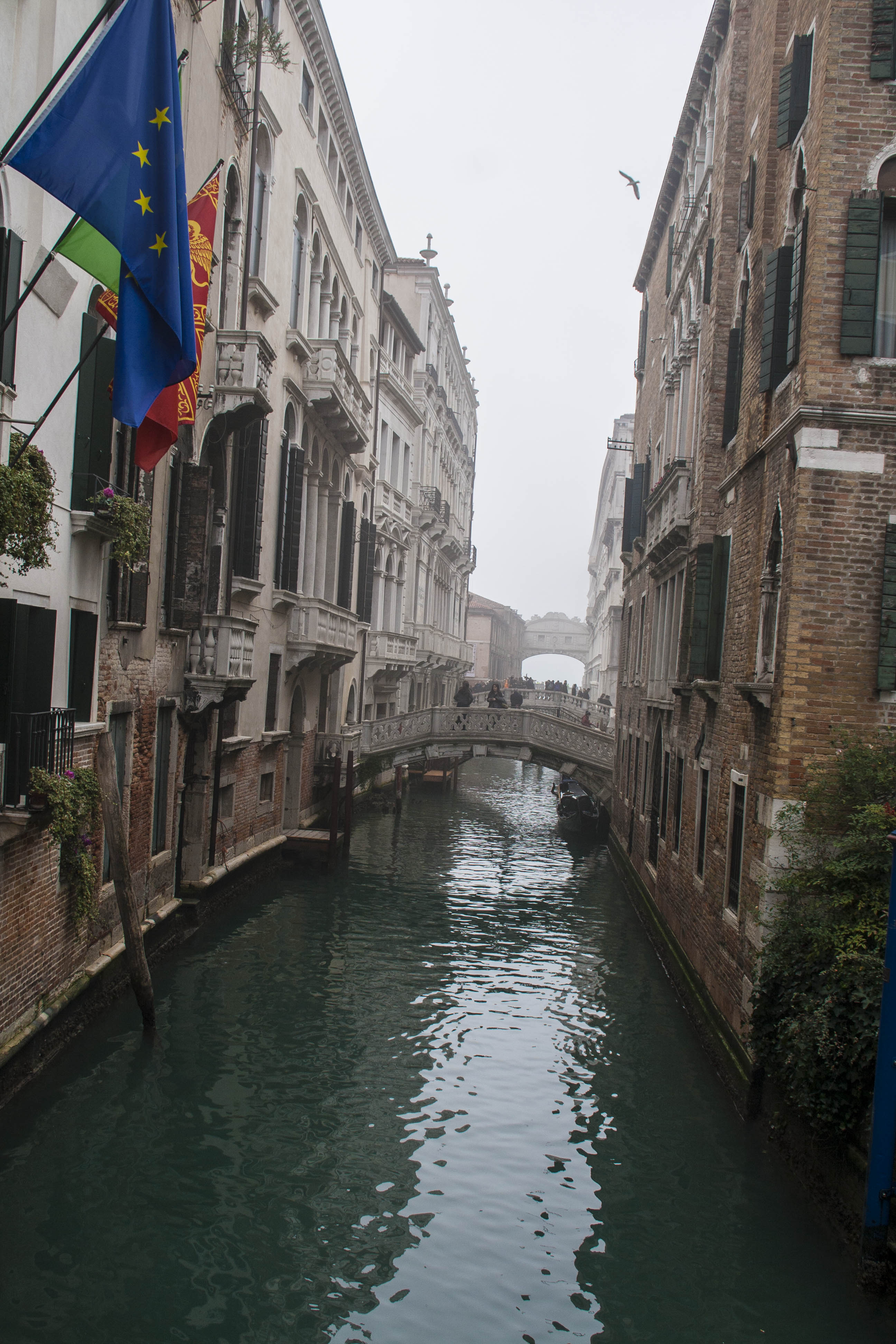 Venezia Canale Venezia Nebbia 