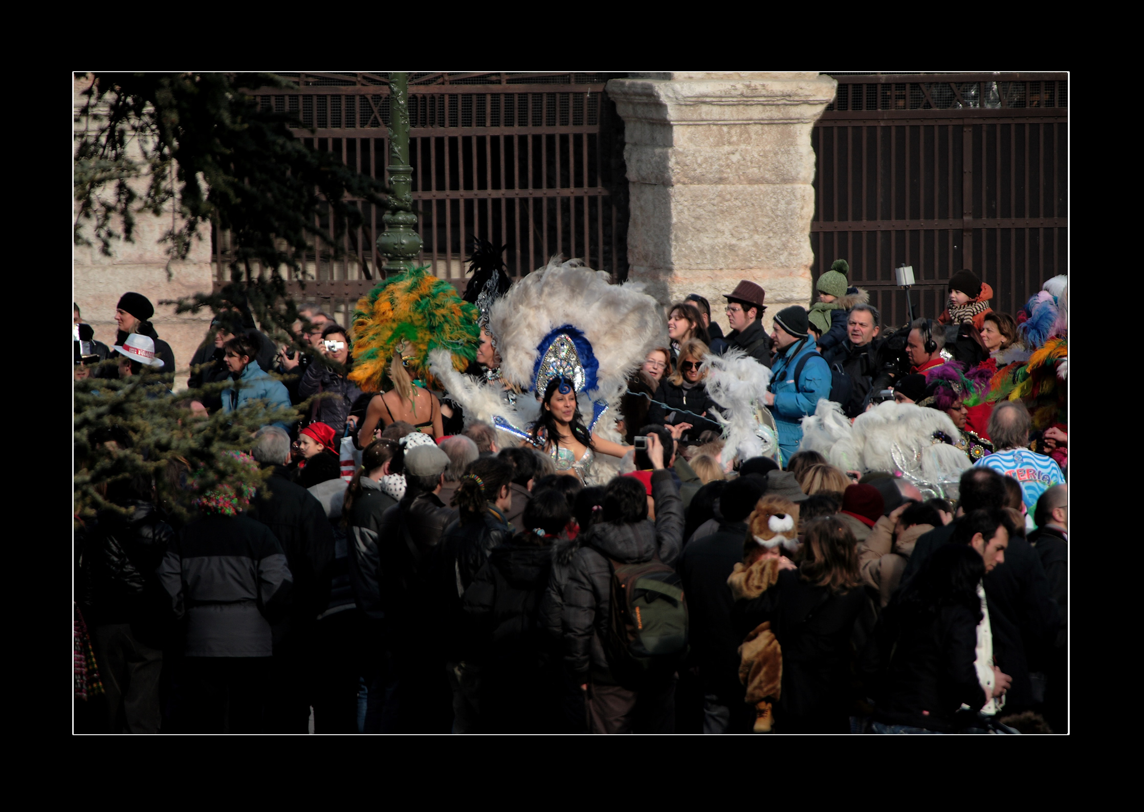 Verona Carnevale Verona Ballerine Brasiliane ballerina brasiliana a Verona durante un carnevale