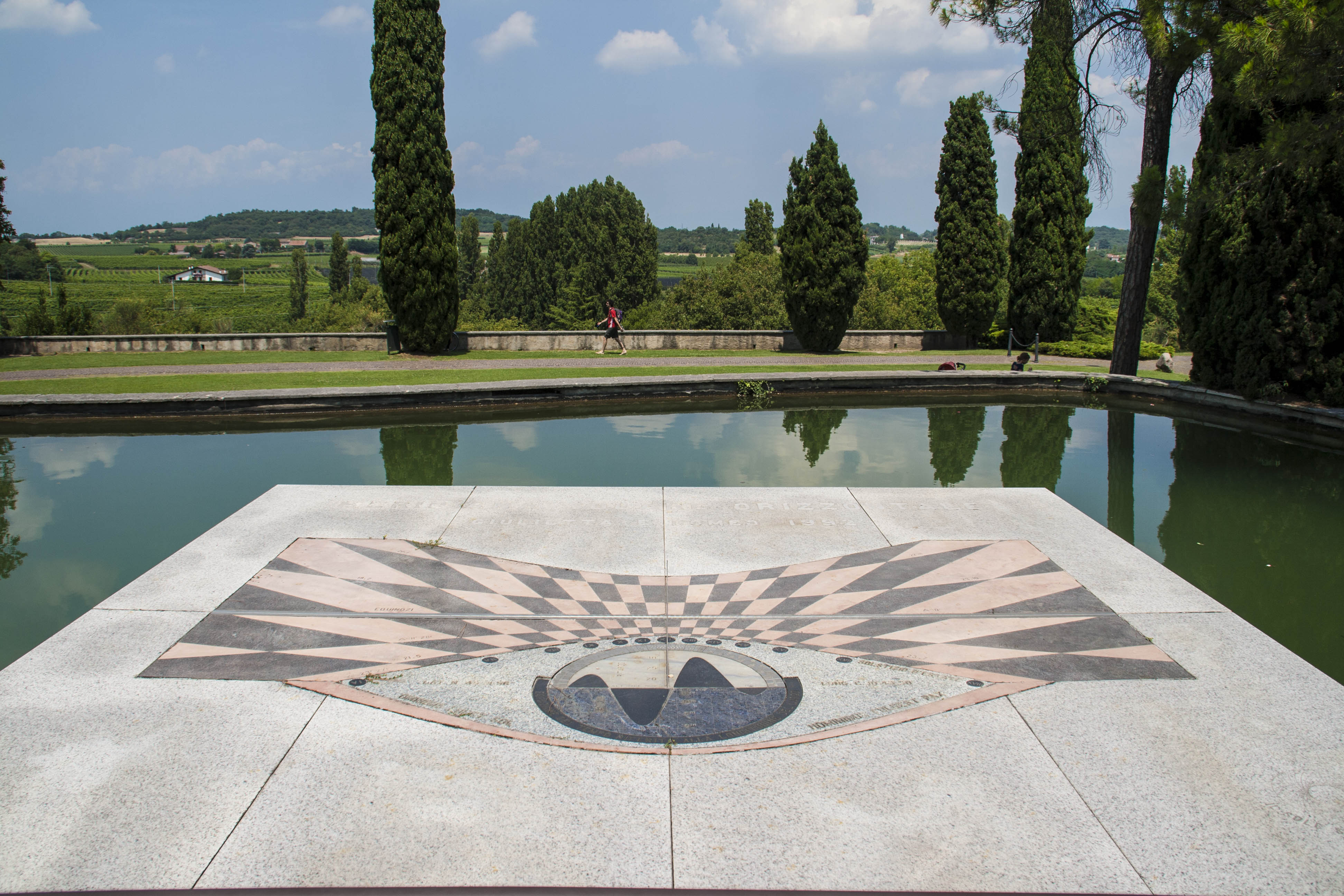 Valeggio sul Mincio (Vr) Panorama Meridiana Parco Sigurà