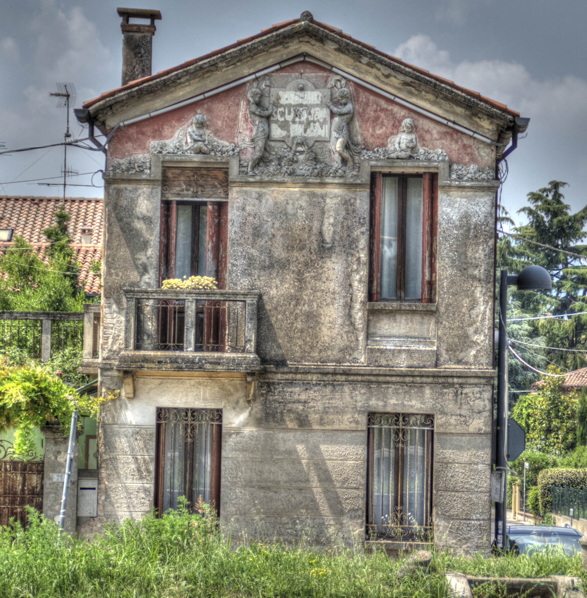 Monselice Casa HDR monumenti edifici 