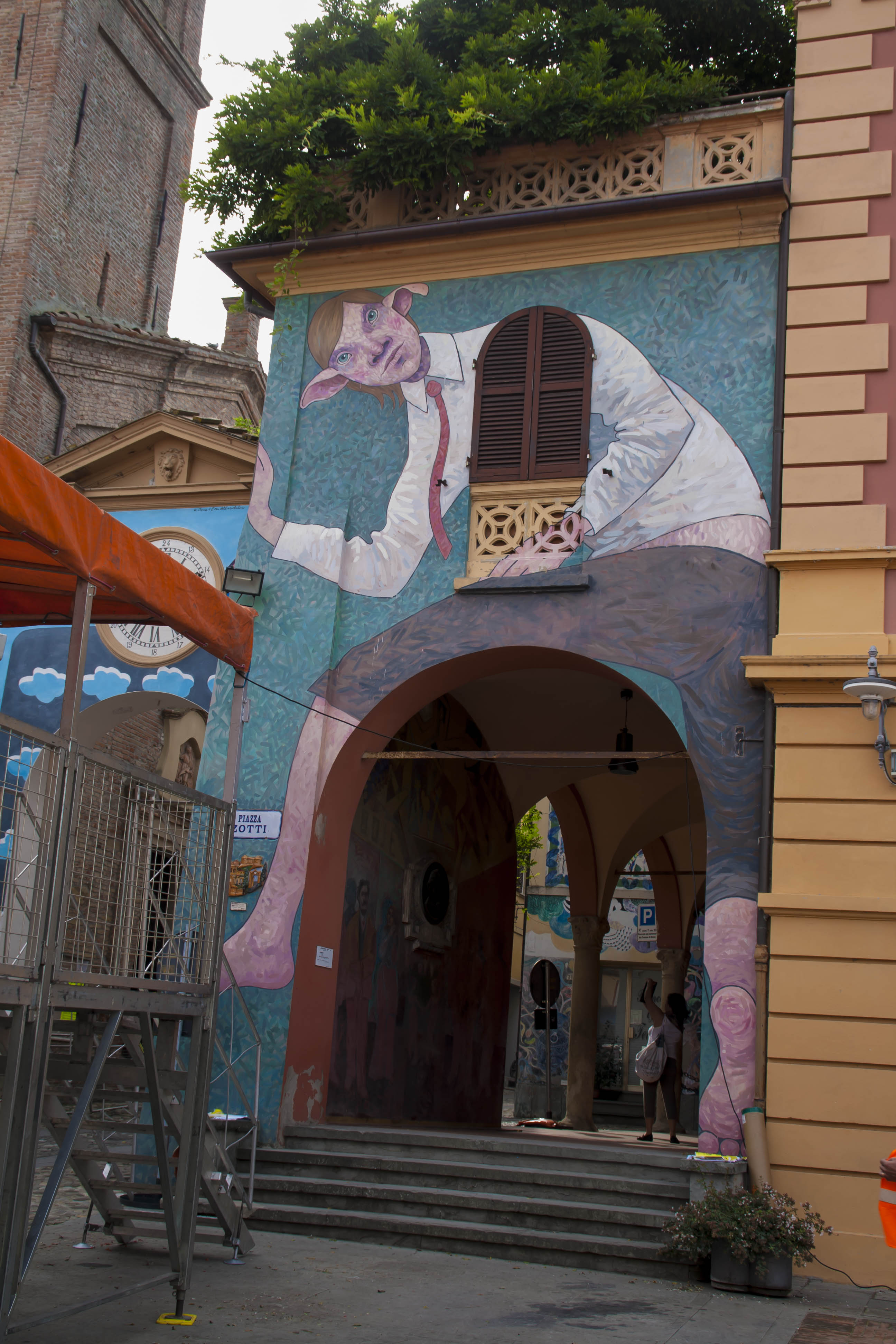 Dozza (Bo) Edificio Borgo Dozza il paese dai muri come quadri