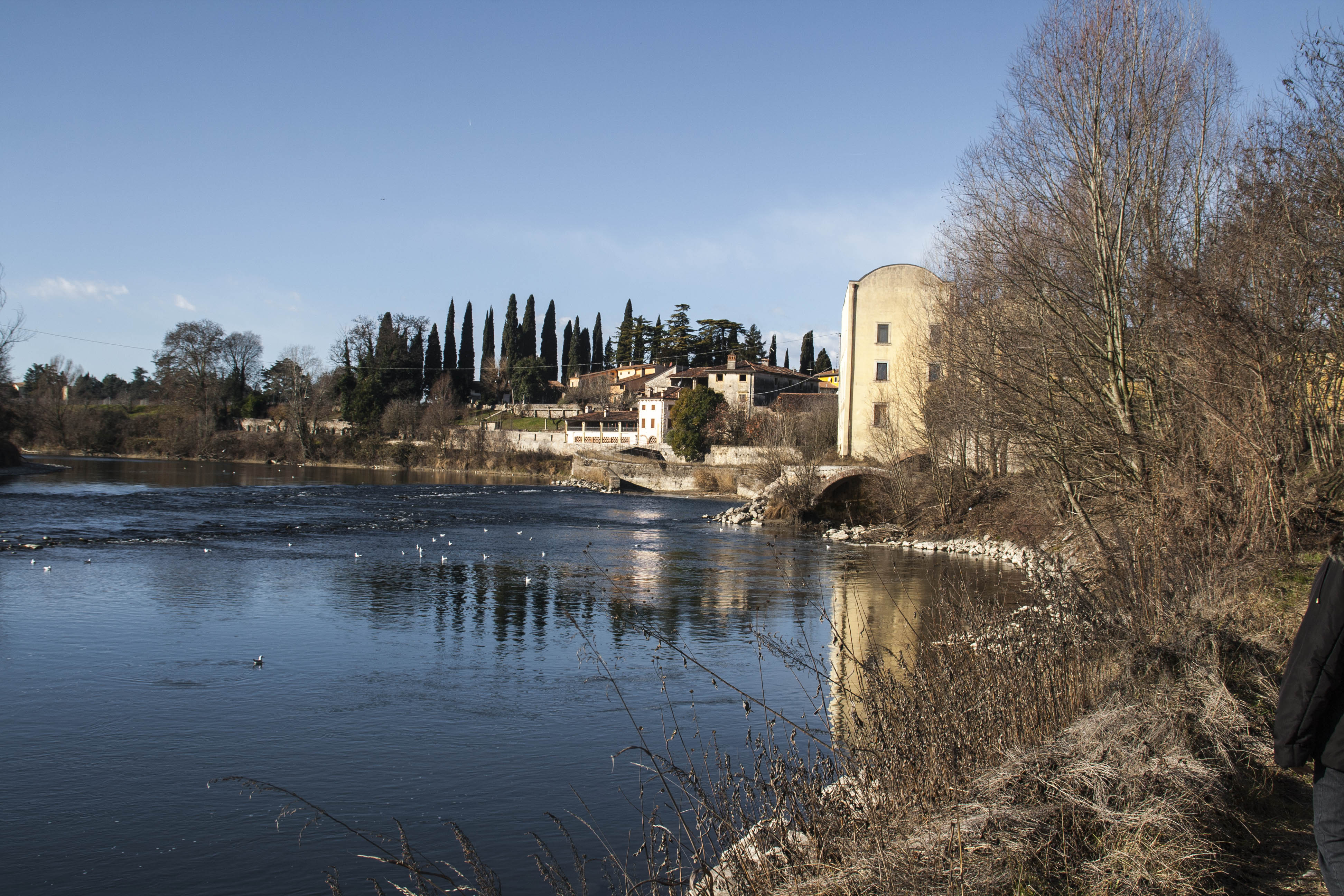 Parona (Vr) Adige Fiume Percorso lungo Adige da Parona a Pescantina