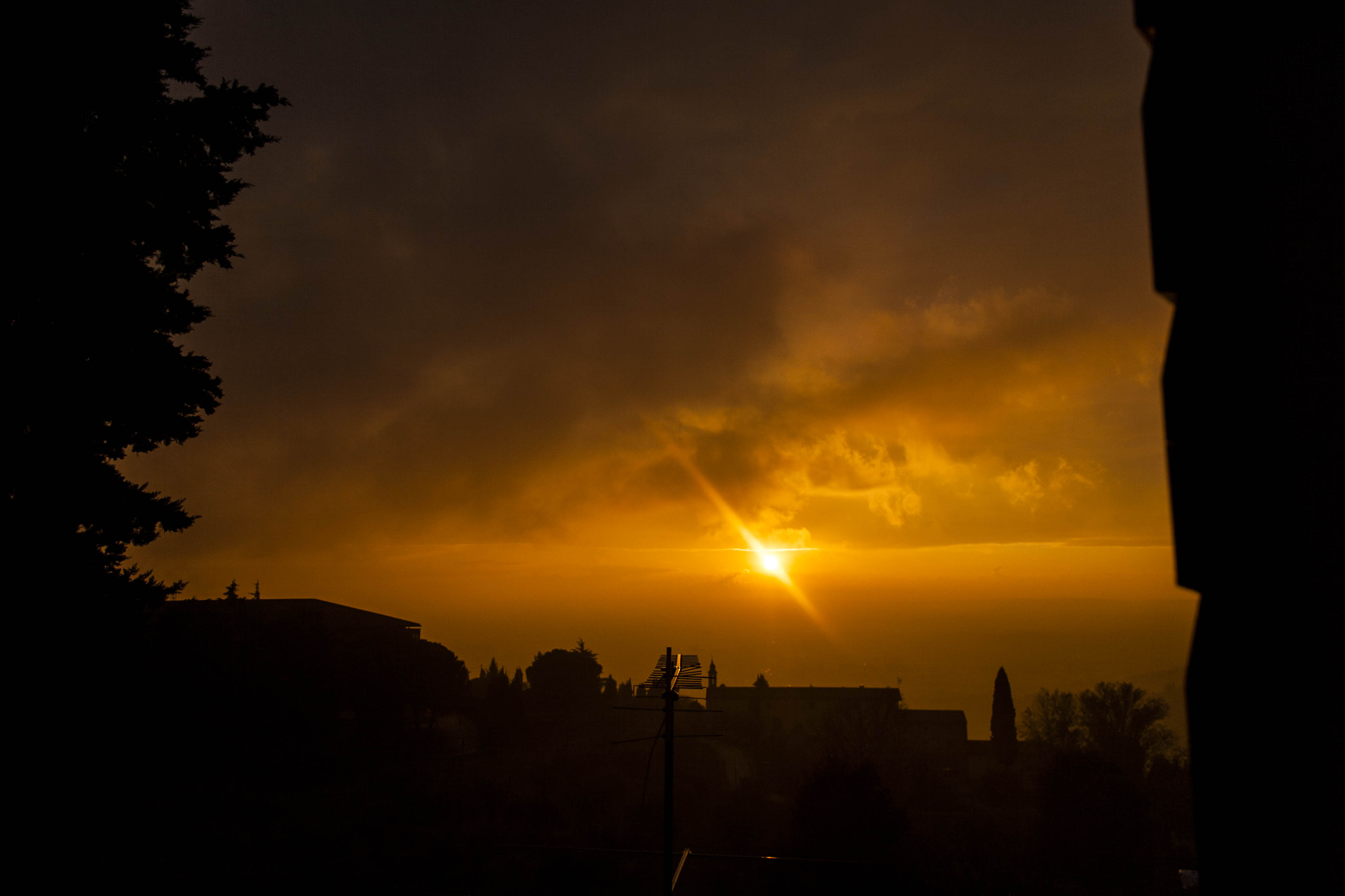 Verona Tramonto Sole Panorama 