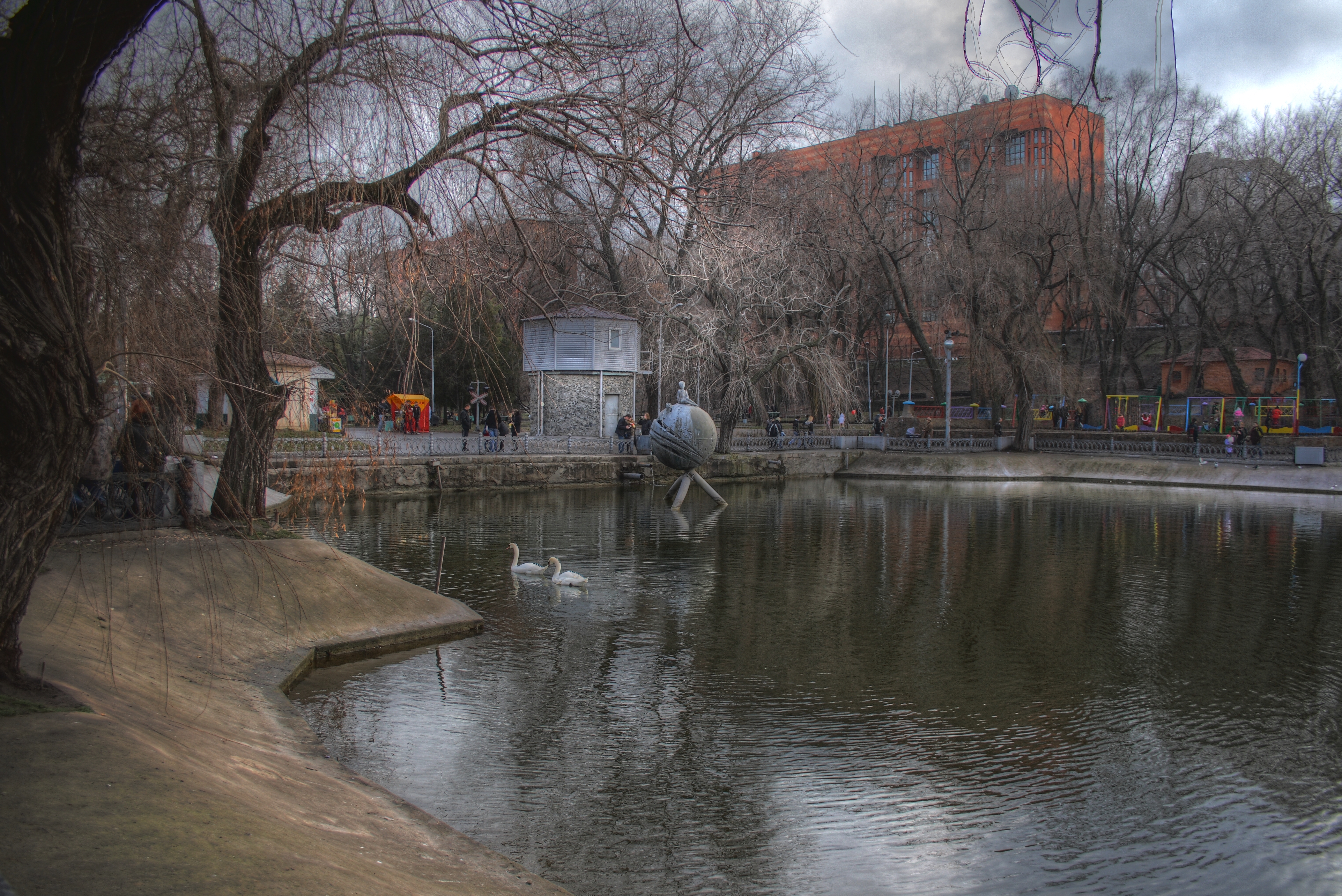 Dnipropetrovsk Ucraina Lago HDR 