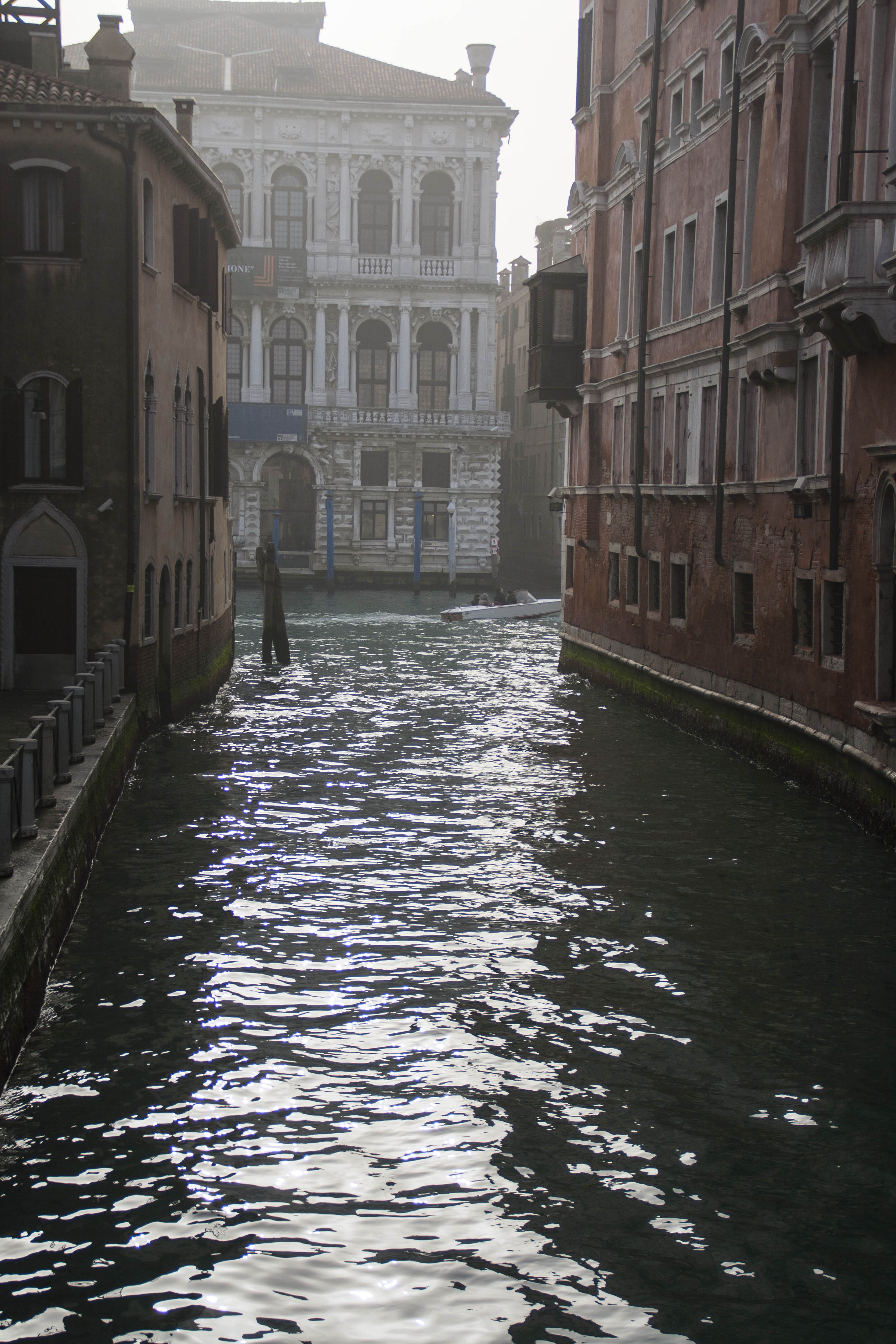 Venezia Canale Venezia Nebbia 