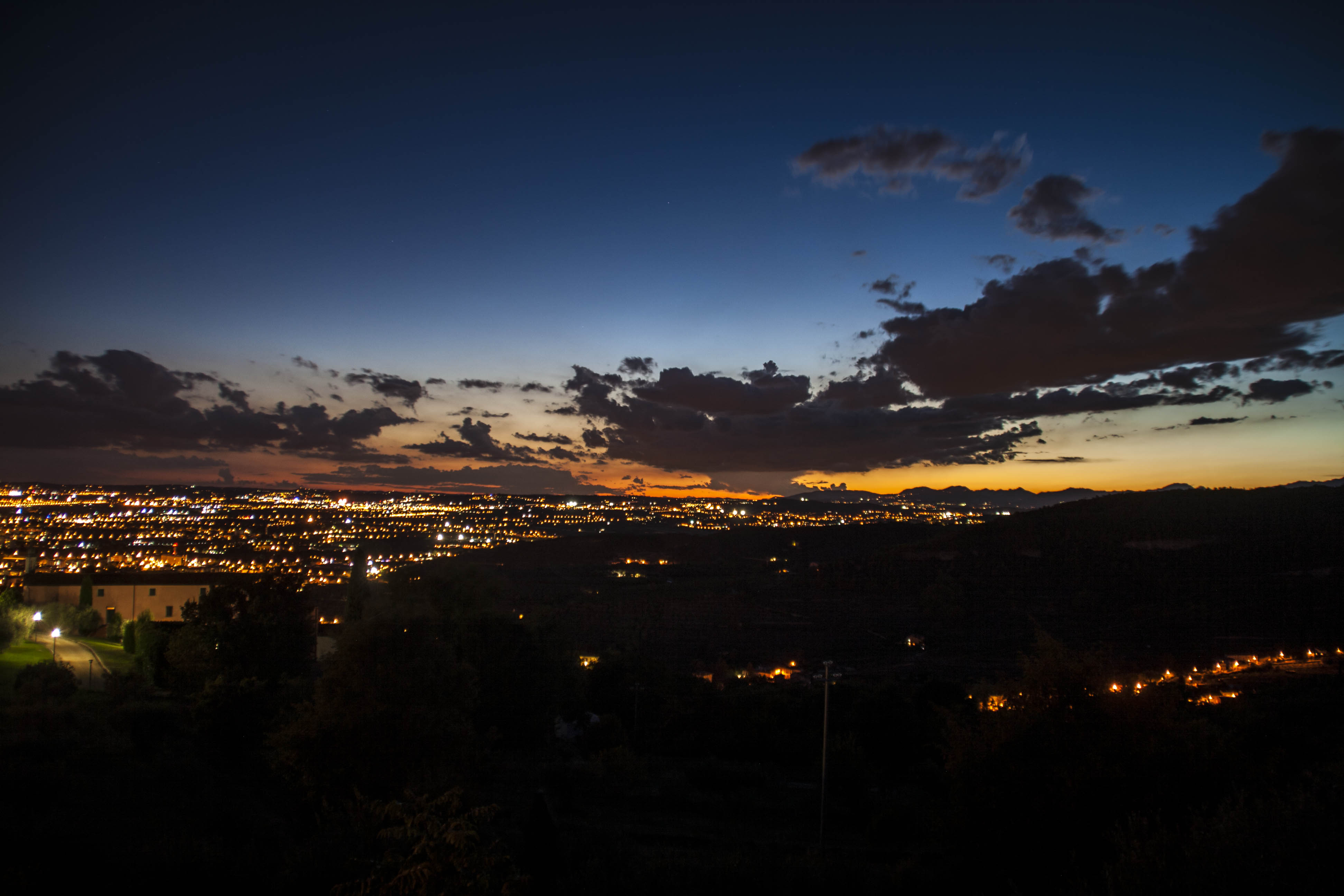 Verona Tramonto Luci Panorama 