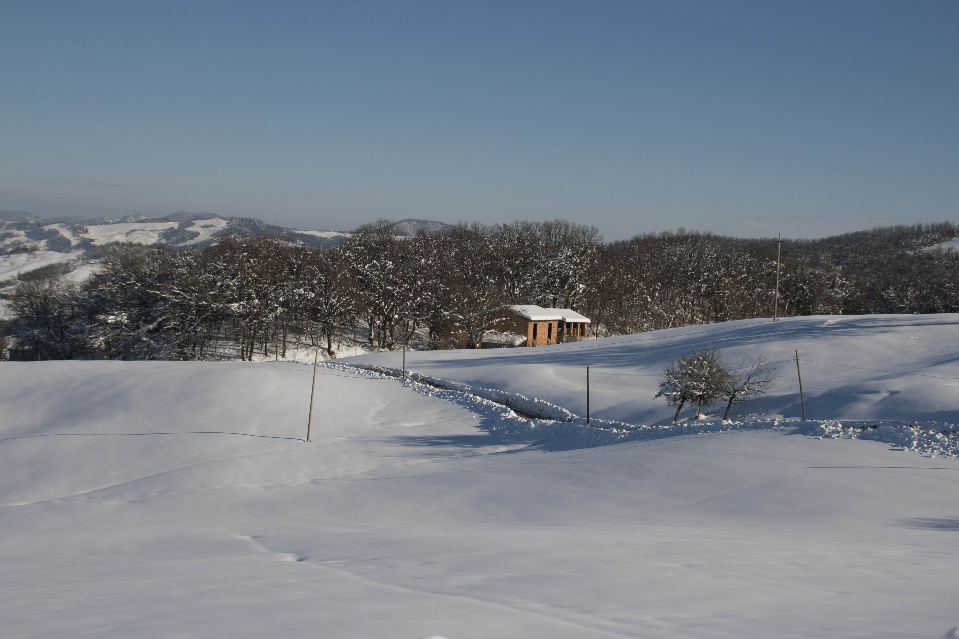 Valsamoggia (Bo) Panorama Neve 