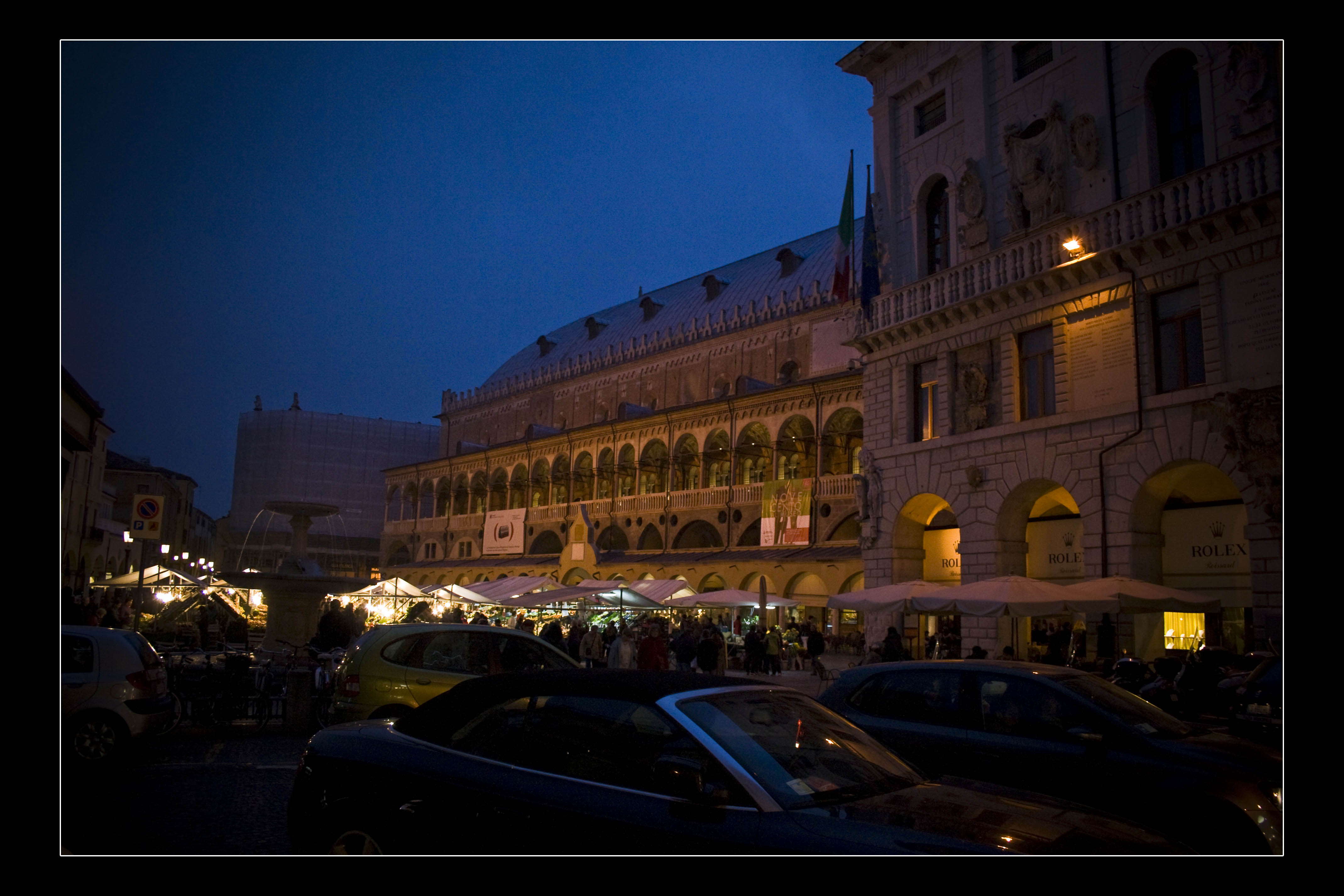 Padova Sera Luci Mercato 