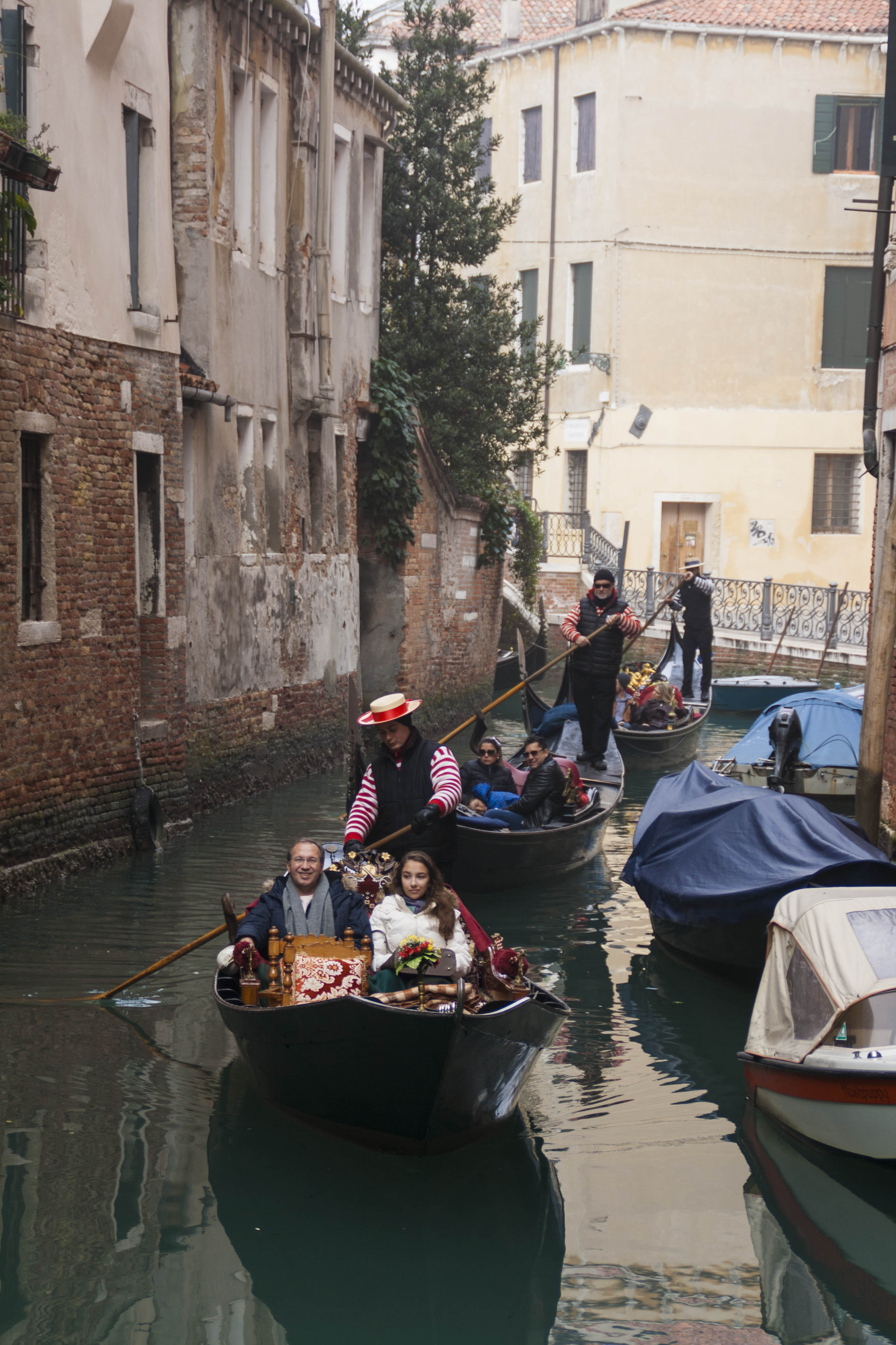 Venezia Canale Gondole 