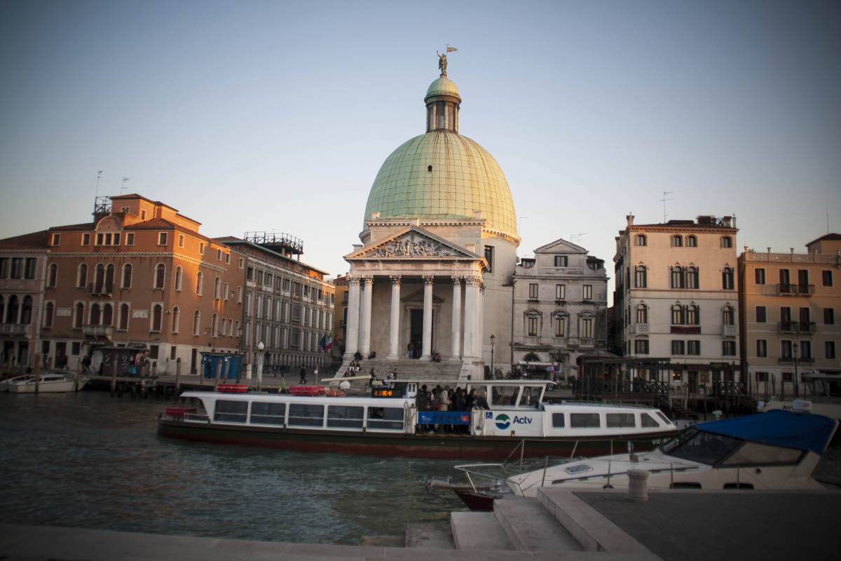 Venezia Canal Grande Barche 