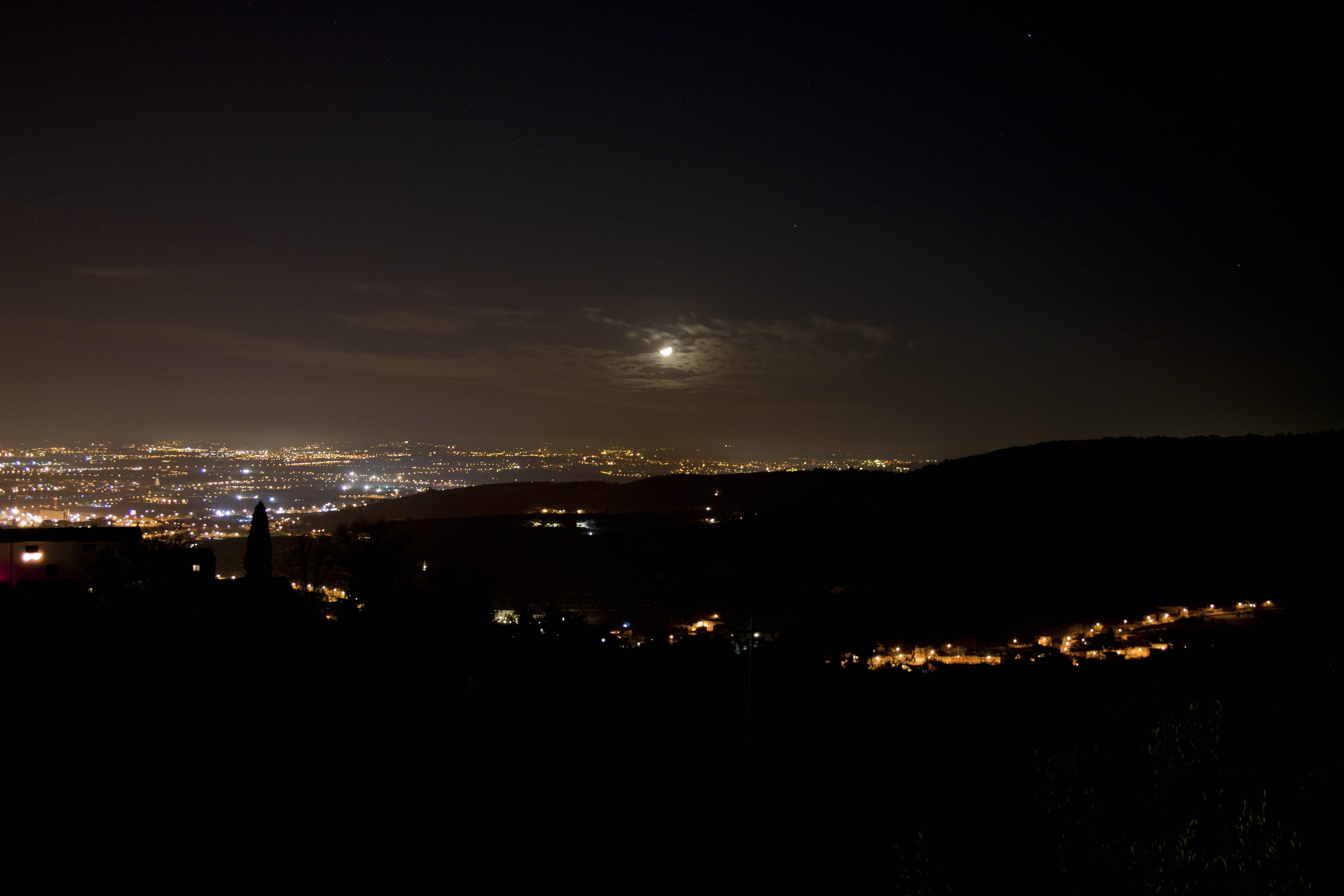 Verona Luci Notte Luna 