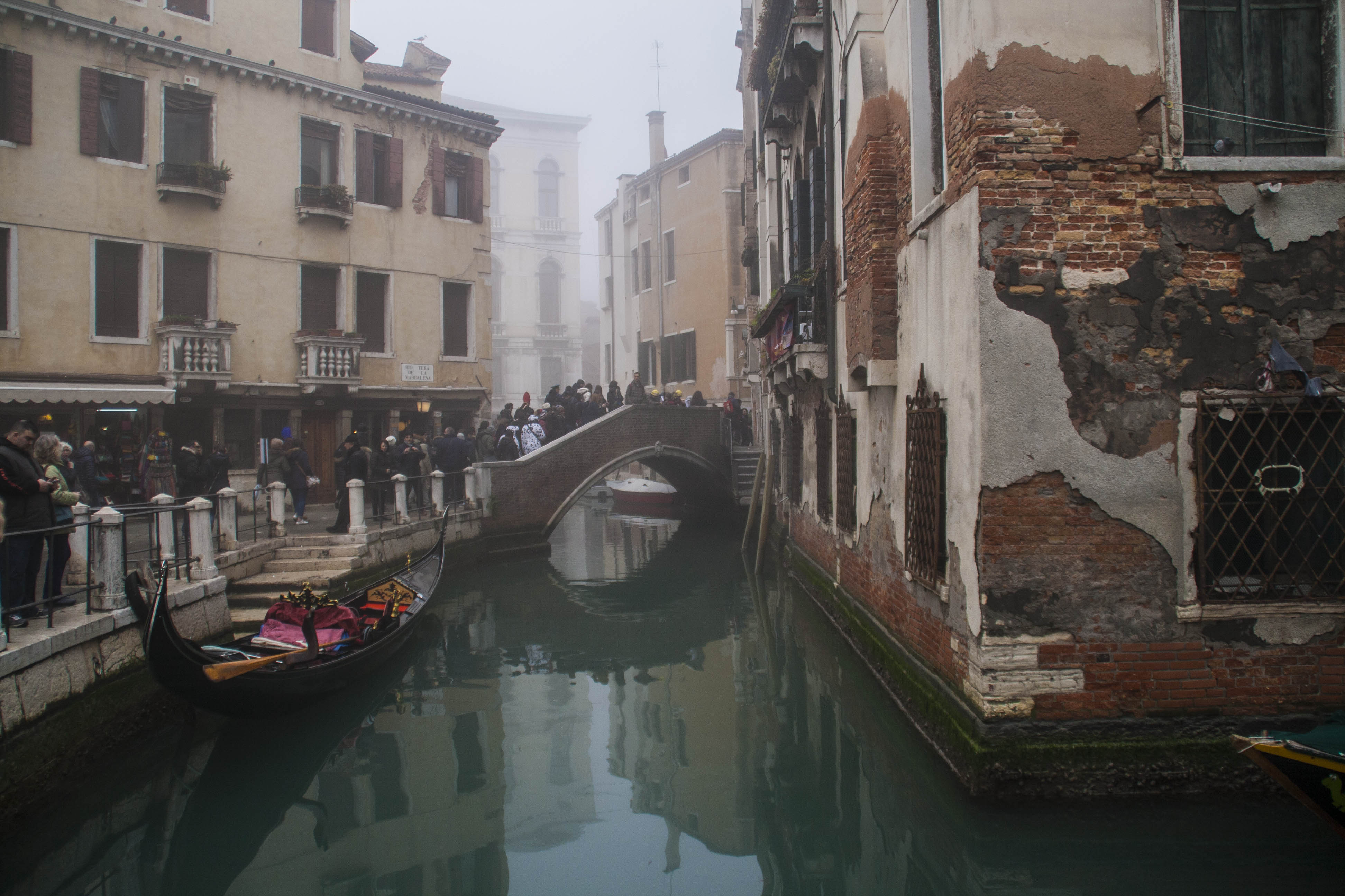 Venezia Canale Venezia Nebbia 