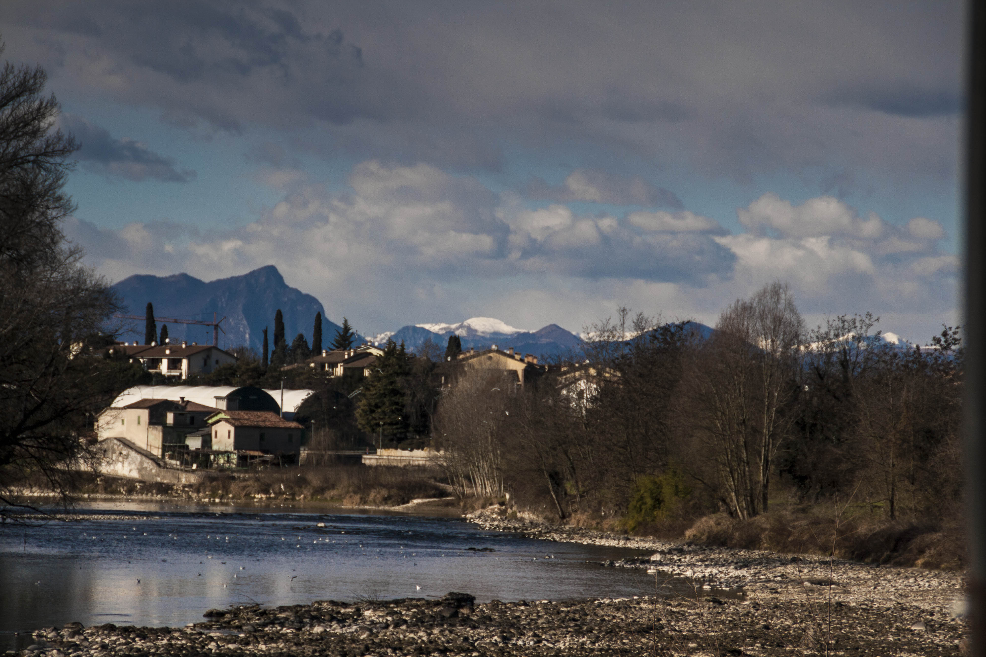 Settimo (Vr) Adige Fiume Percorso lungo Adige da Parona a Pescantina