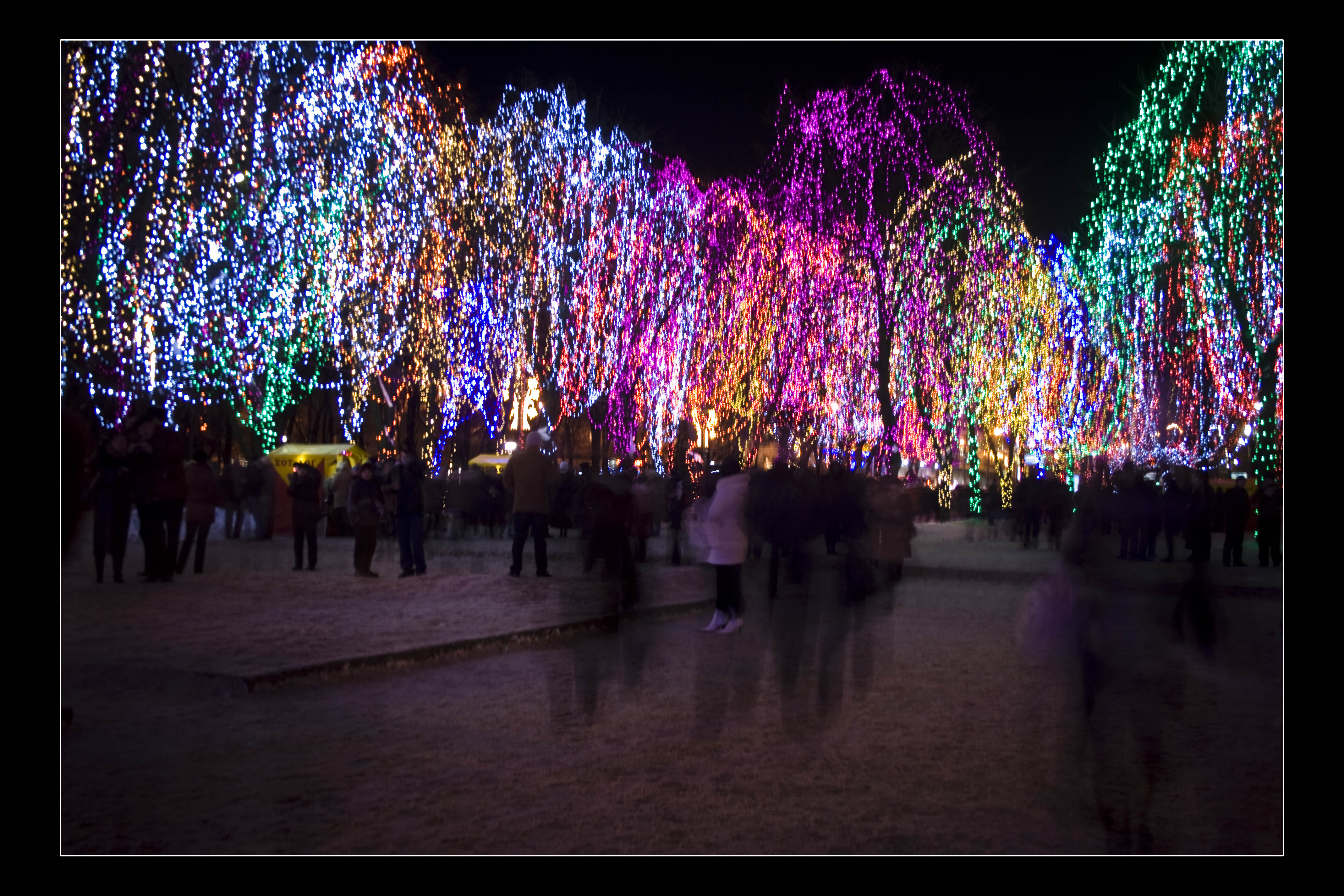 Dnipropetrovsk Ucraina HDR Luci Neve 