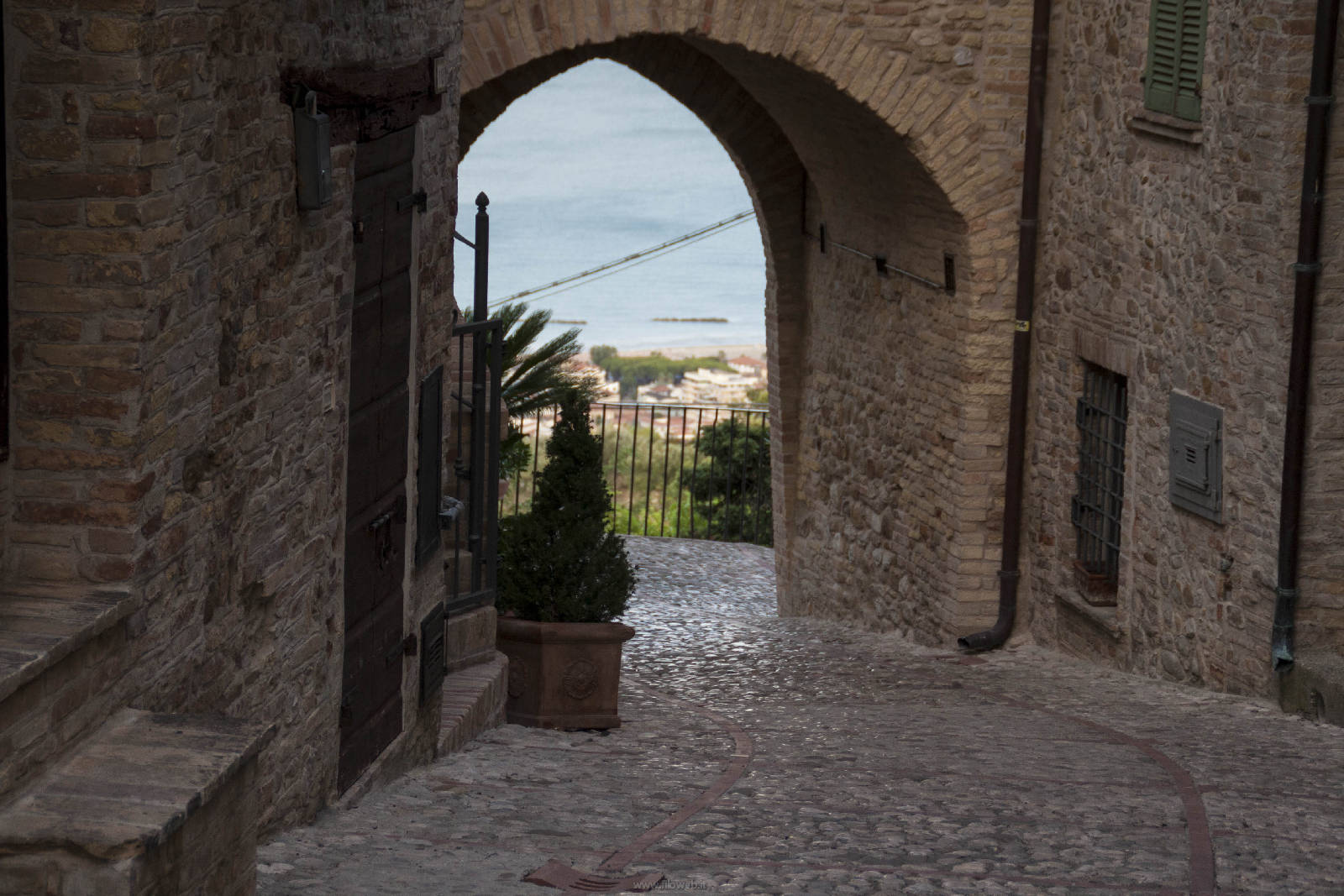 Montepagano (Te) Particolare Strada 