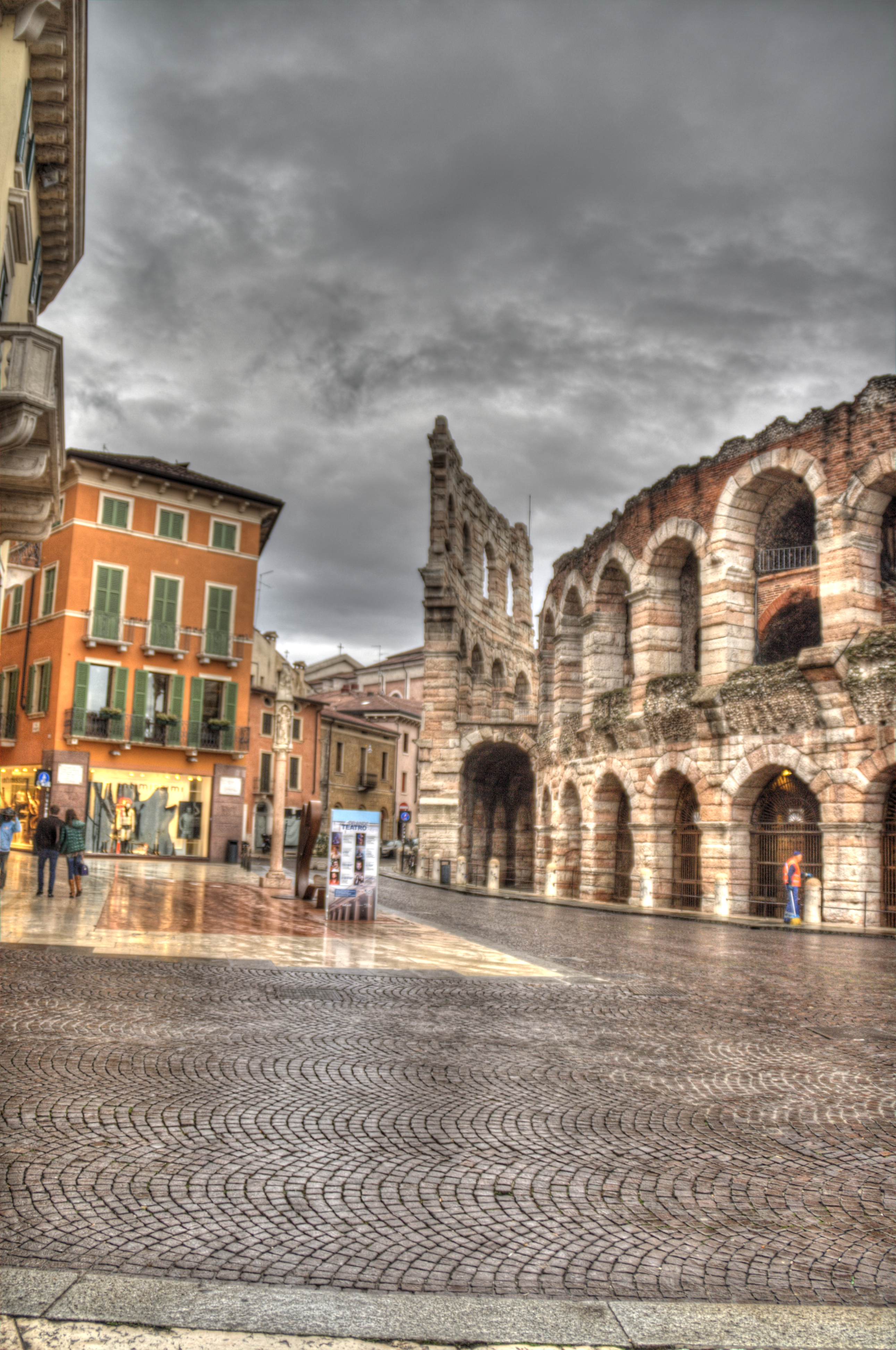 Verona HDR Arena Monumento Edificio 