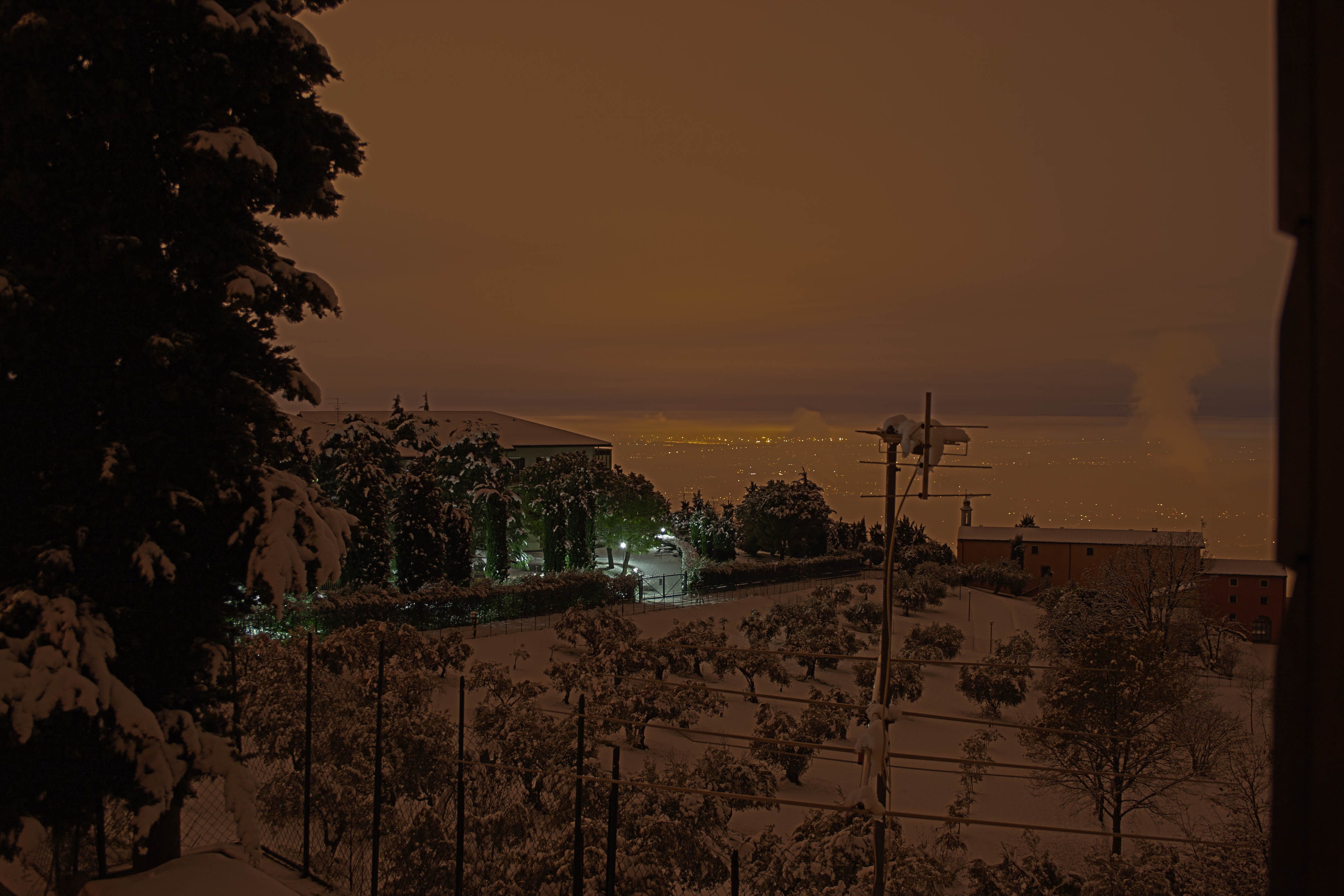 Verona HDR Neve Nebbia 