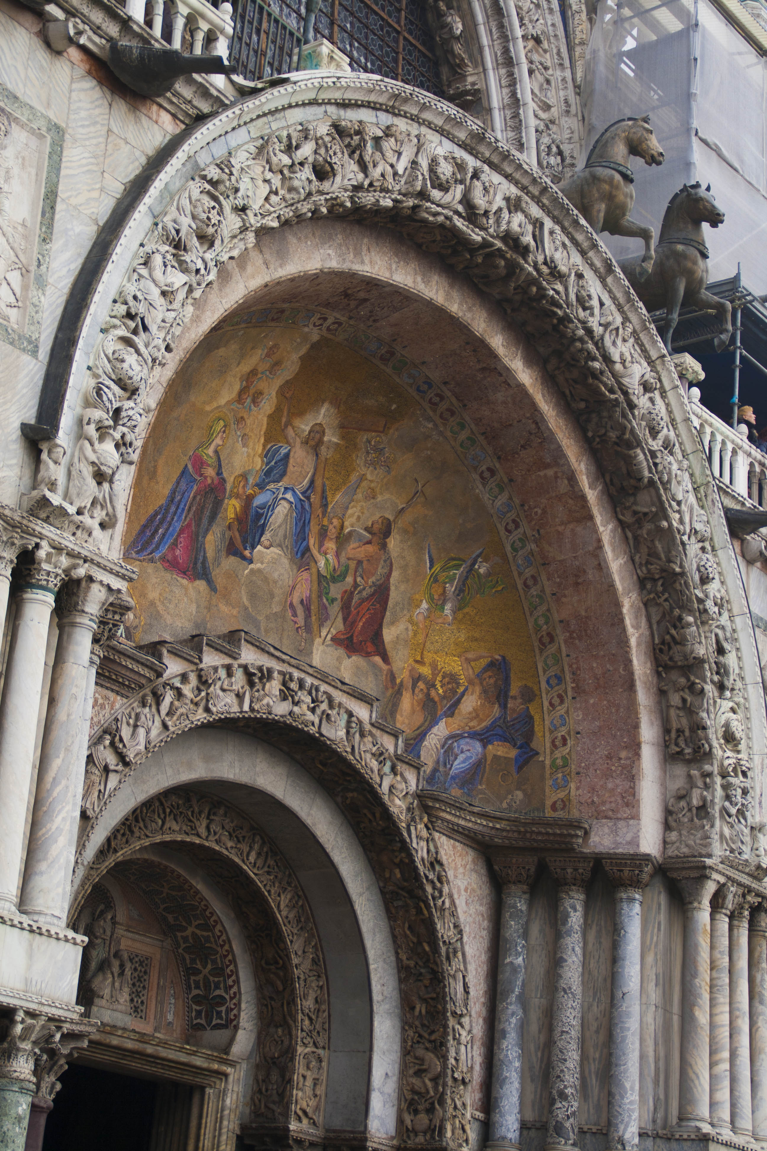 Venezia Monumento Edificio Particolare S. Marco 