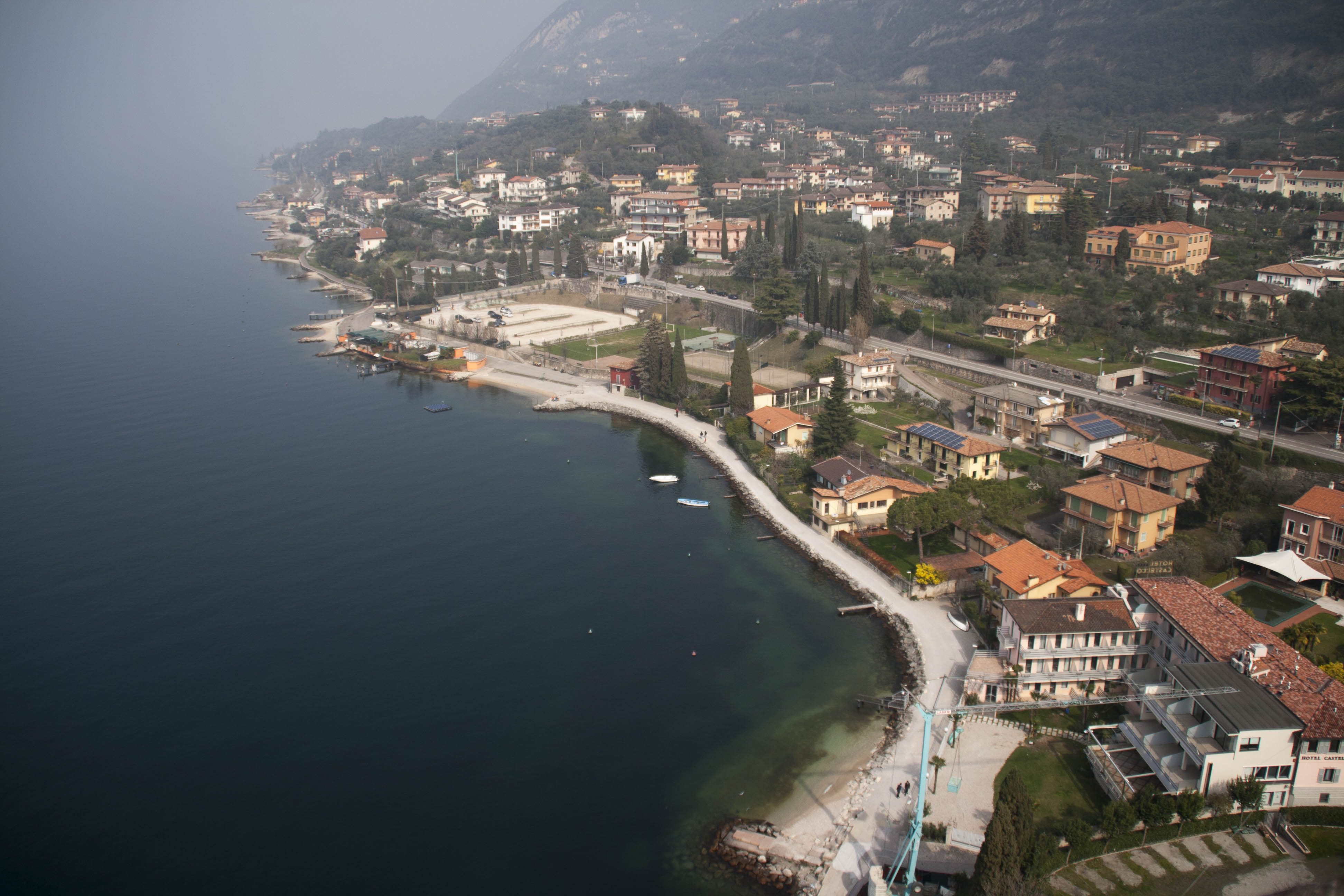 Malcesine Malcesine panorama Panorama di Malcesine visto dal castello