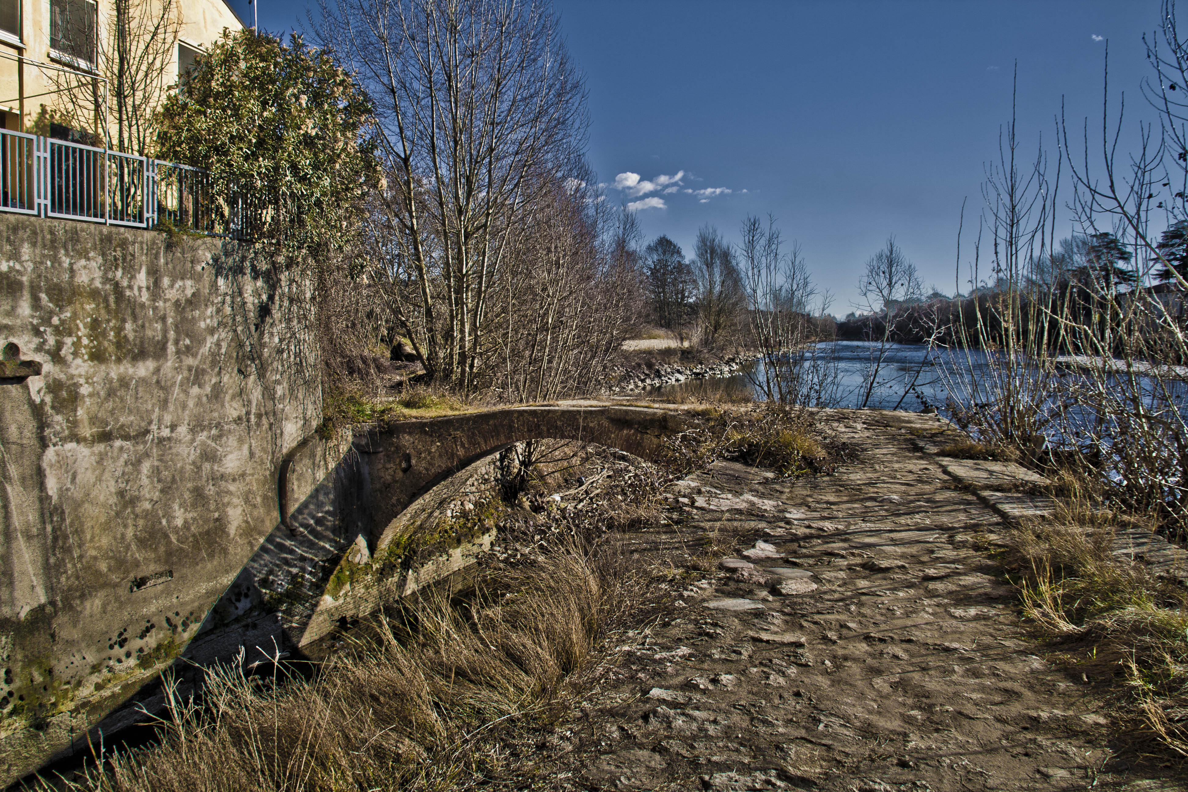 Parona (Vr) Adige Fiume Percorso lungo Adige da Parona a Pescantina