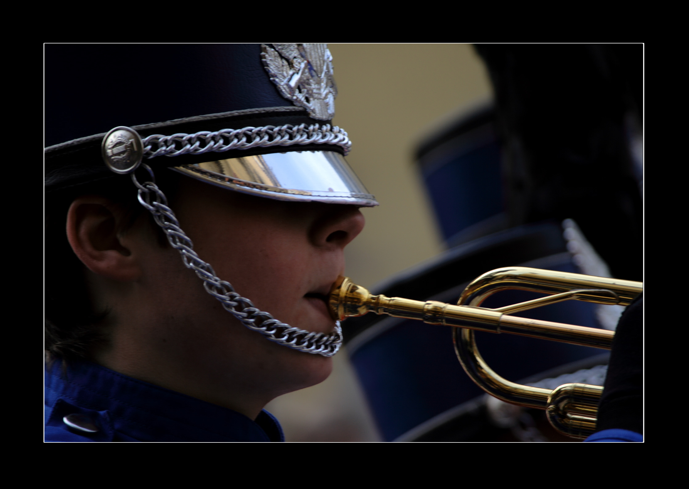 Verona Carnevale Maschera Musicista Suonatore di Tromba al Carnevale di Verona