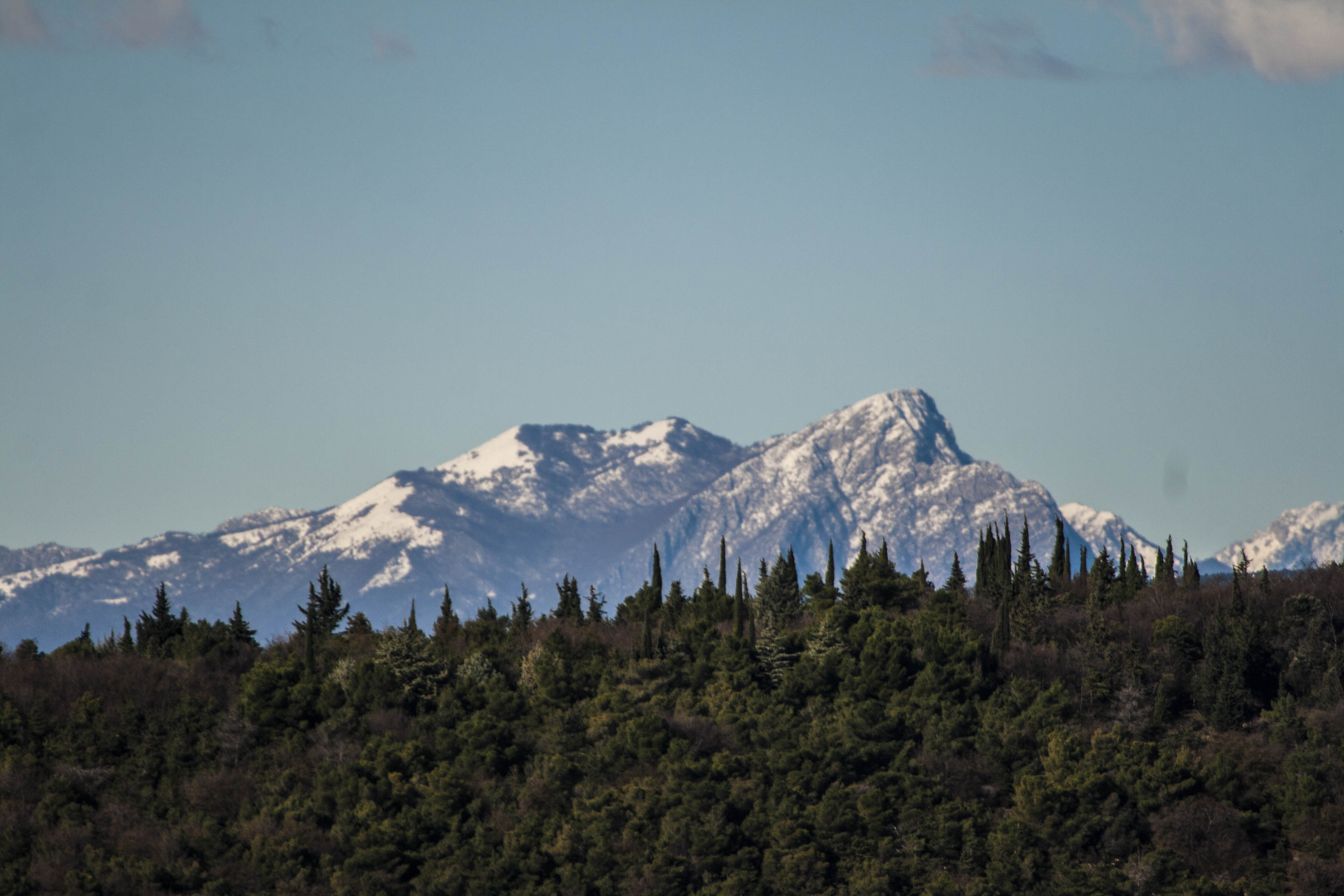 Verona Montagne Neve Il monte Baldo 