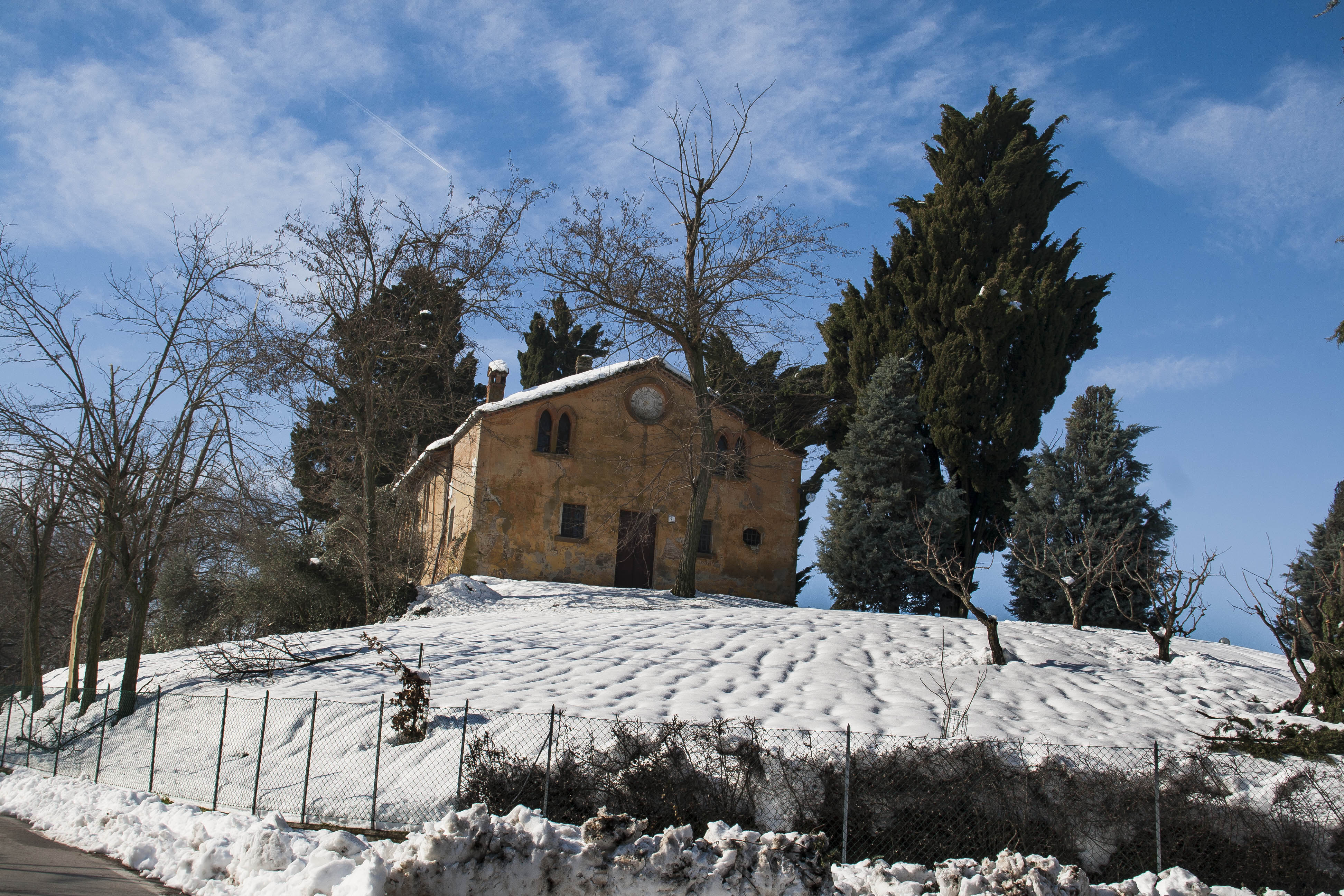 Crespellano (Bo) Neve Chiesa Neve 