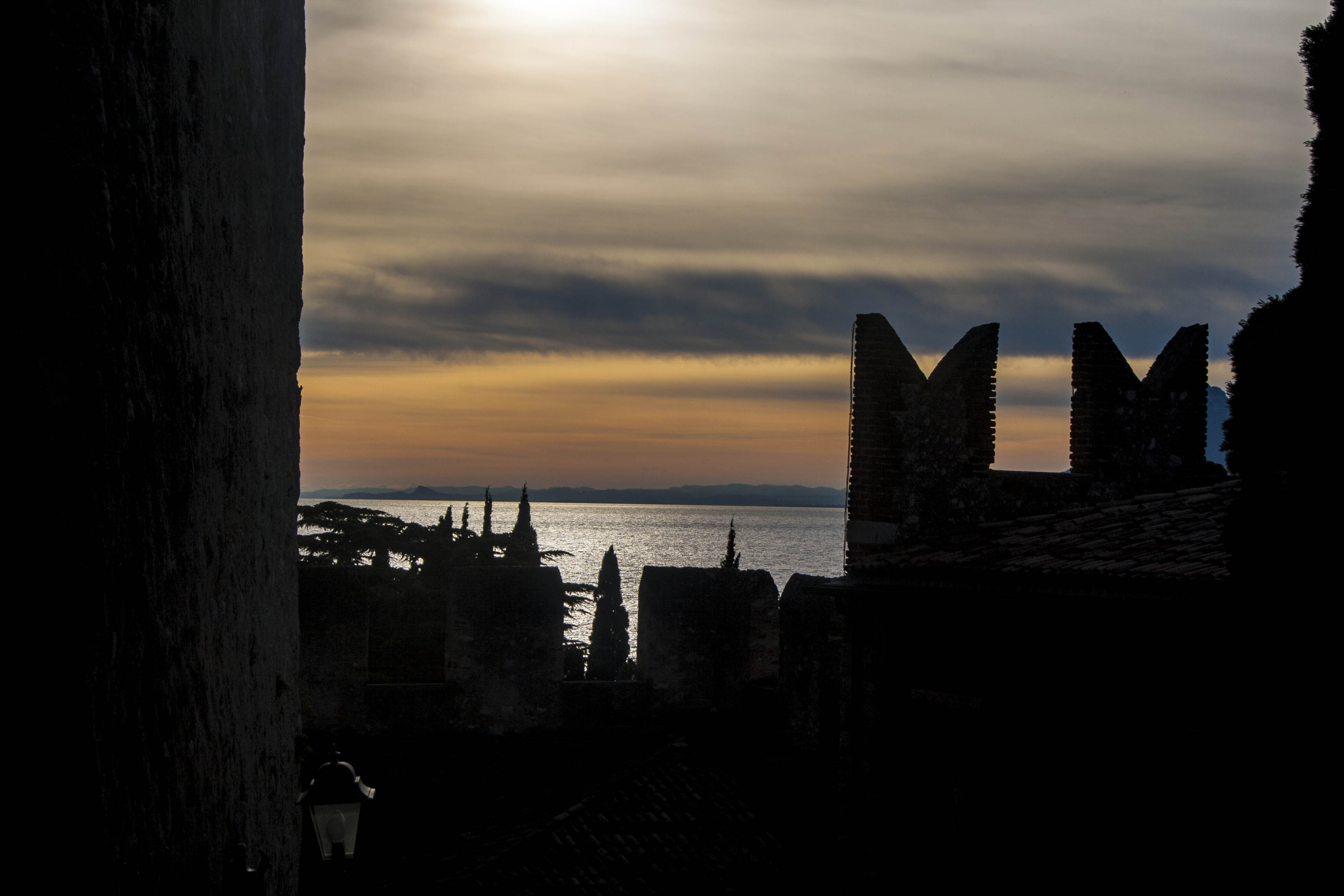 Malcesine (Vr) Lago di Garda Tramondo 