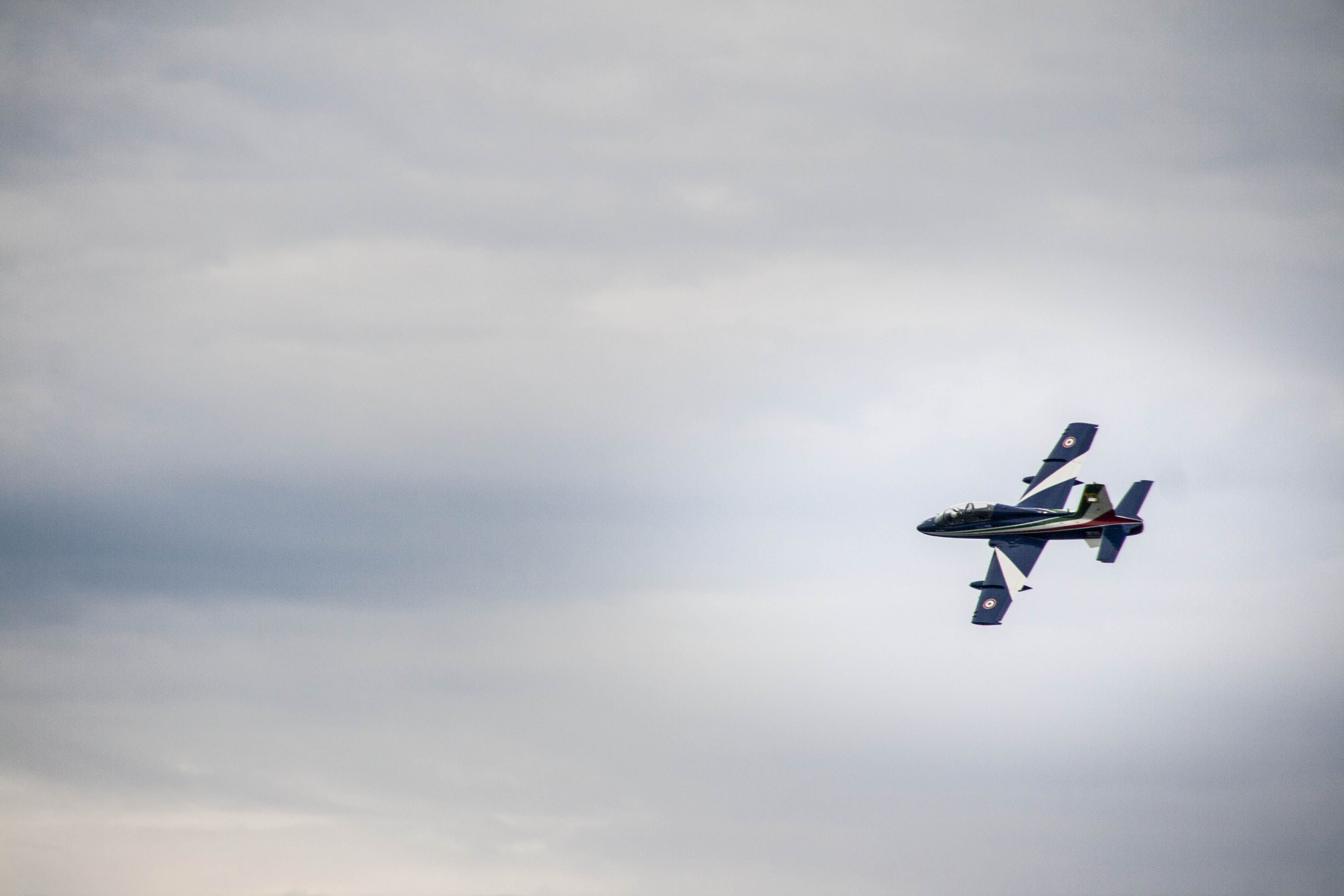 Peschiera del Garda (Vr) Aerei Lago di Garda Mb339 Frecce tricolore agosto 2015