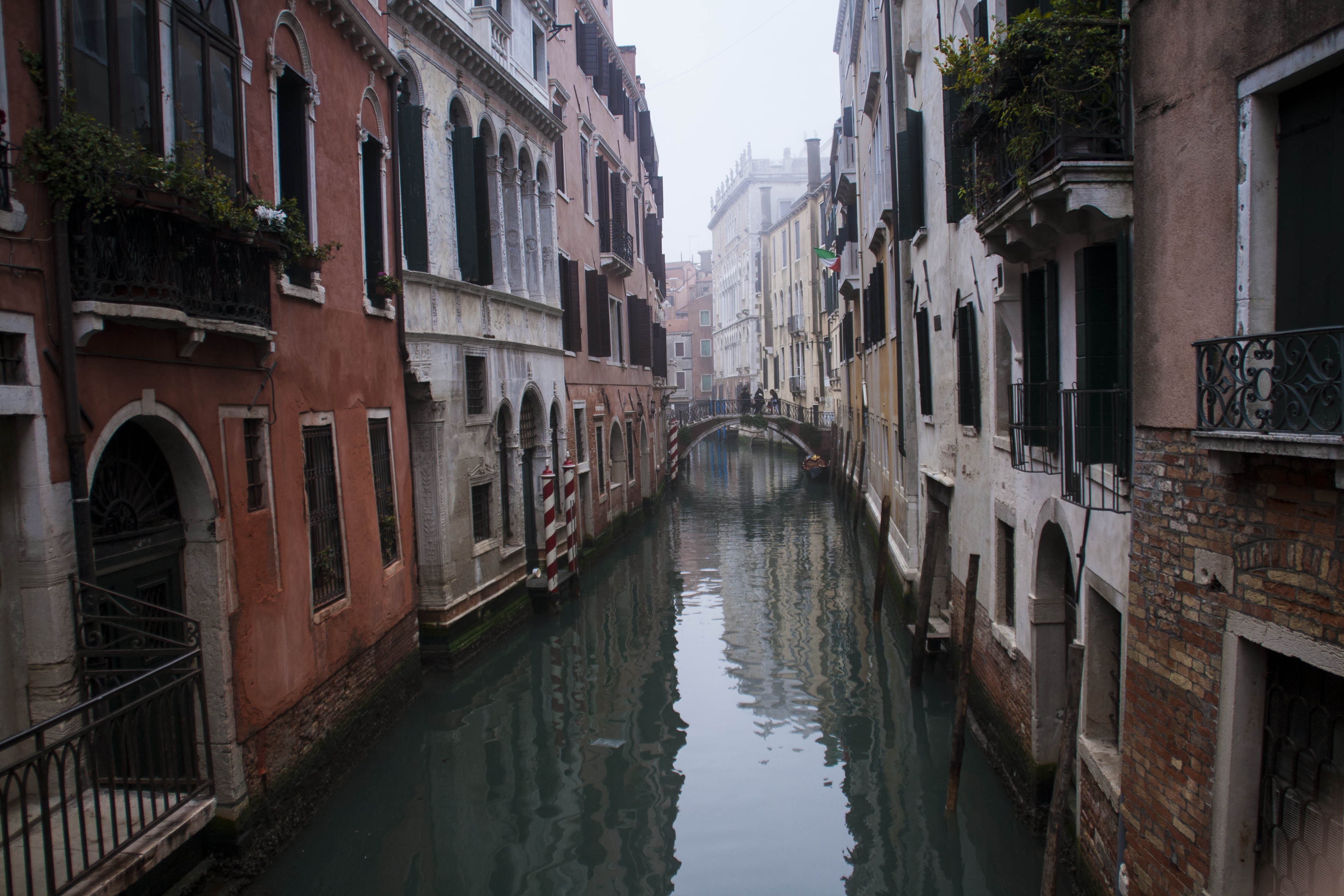 Venezia Canale Venezia Nebbia 