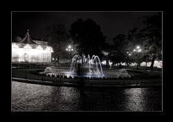 Verona Fontana Piazza Bra B/N HDR Fontana di Piazza Bra in B/N