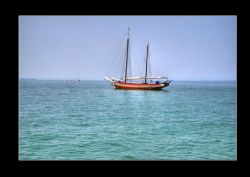 Bardolino (Vr) Lago di Garda Bardolino Verona Barca Barca a Vela sul lago di Garda