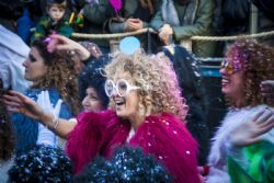 Comacchio Carnevale Canali Maschere Particolare 