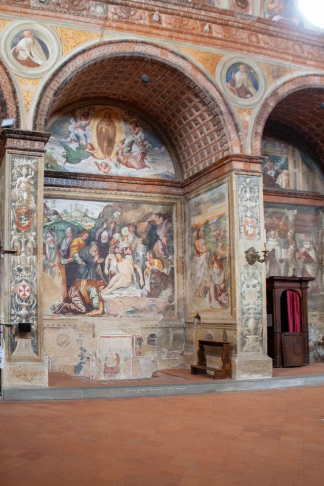 Soncino Chiesa, affreschi 