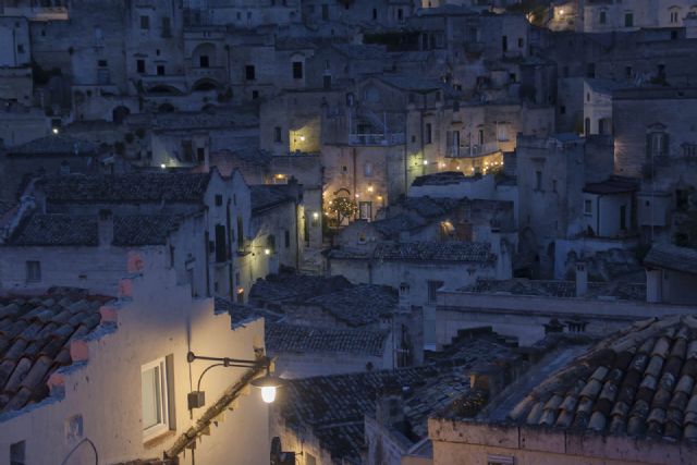 Matera Panorama Notturno 