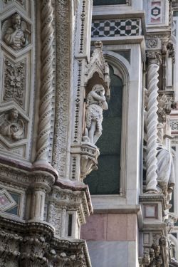 Firenze Duomo Edifici Monumenti Particolare 