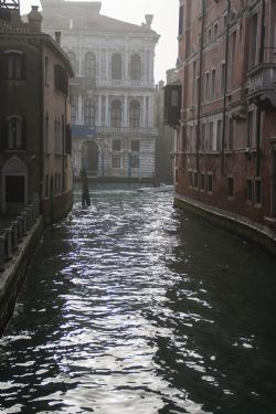 Venezia Canale Venezia Nebbia 