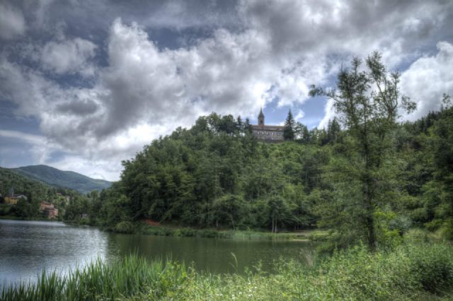 Castel dell'Alpi Lago Natura Panorama 