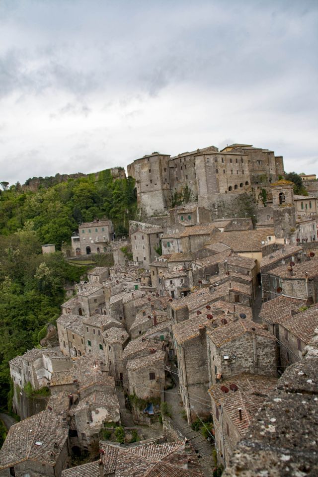 Sorano Edifici Panorama 