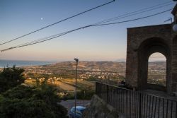 Montepagano (Te) Panorama Tramonto Mare 