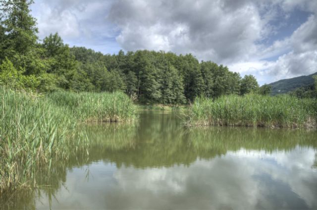 Castel dell'Alpi Lago Natura Panorama HDR 