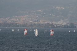 Riva del Garda Barche Vele Lago 