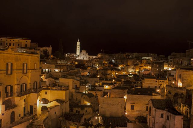 Matera Panorama Notturno 