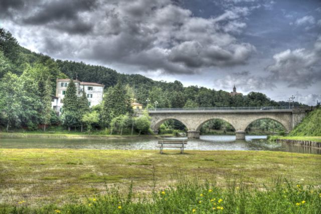 Castel dell'Alpi Lago Natura Panorama HDR 