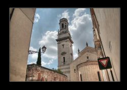 Verona Torre del Duomo in HDR Torre del Duomo di Verona in HDR